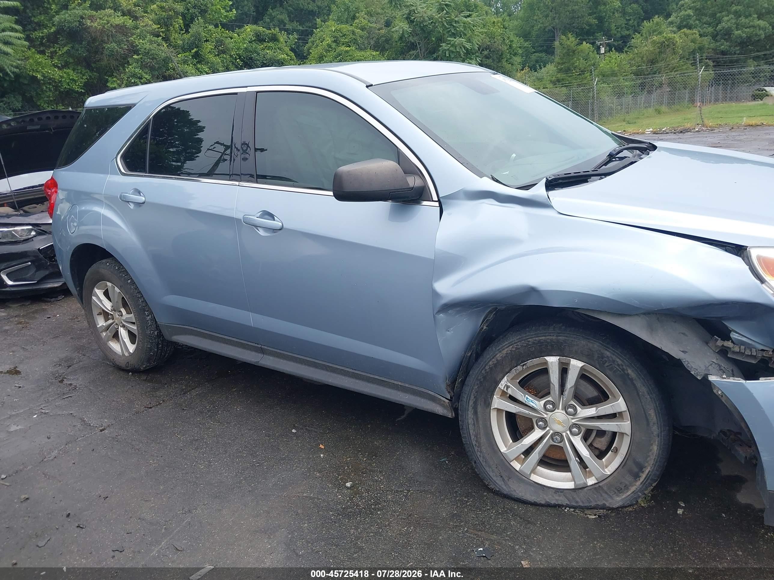 2015 Chevrolet Equinox Ls Синий vin: 2GNFLEEK9F6179185