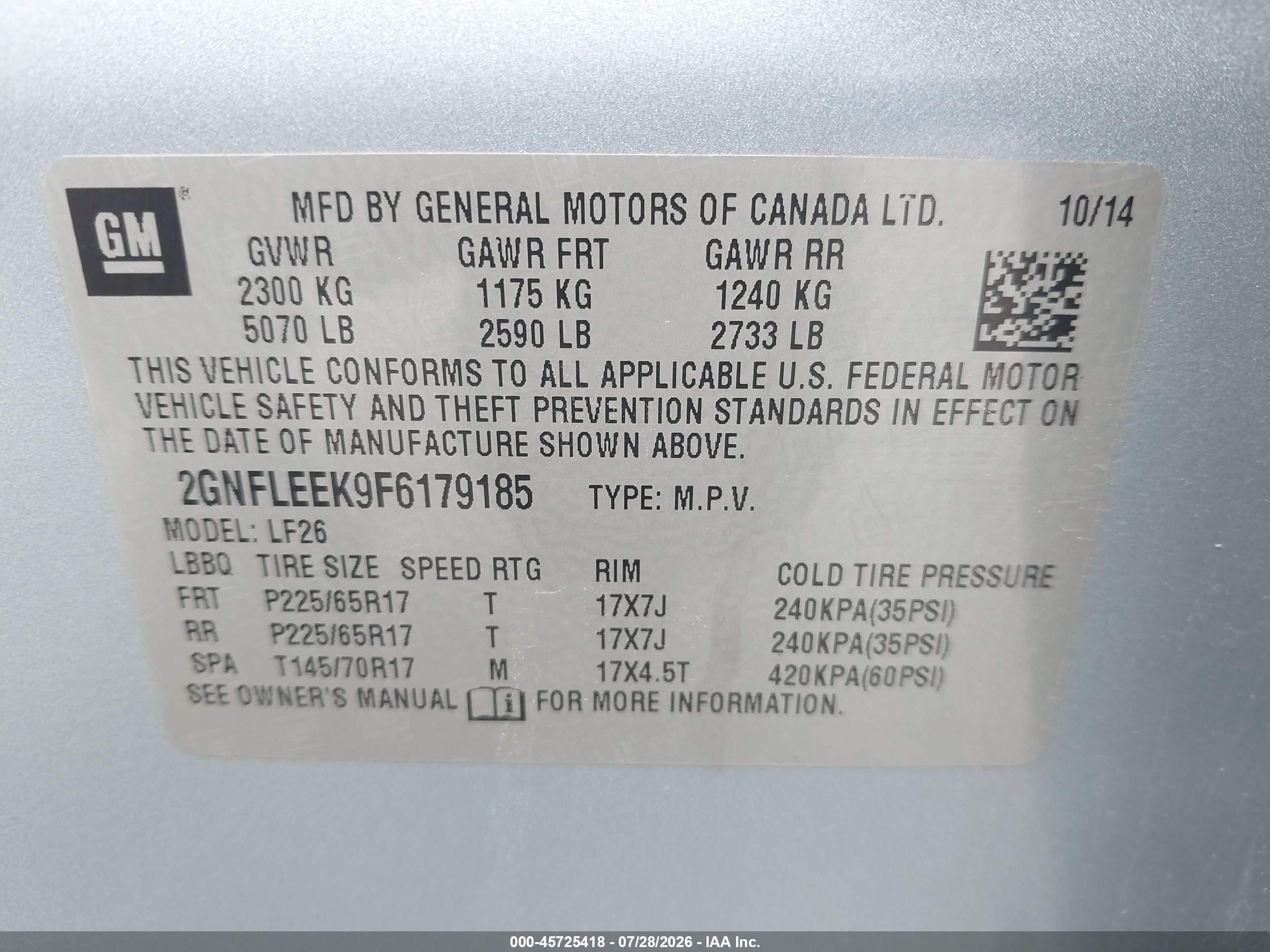 2015 Chevrolet Equinox Ls Синий vin: 2GNFLEEK9F6179185