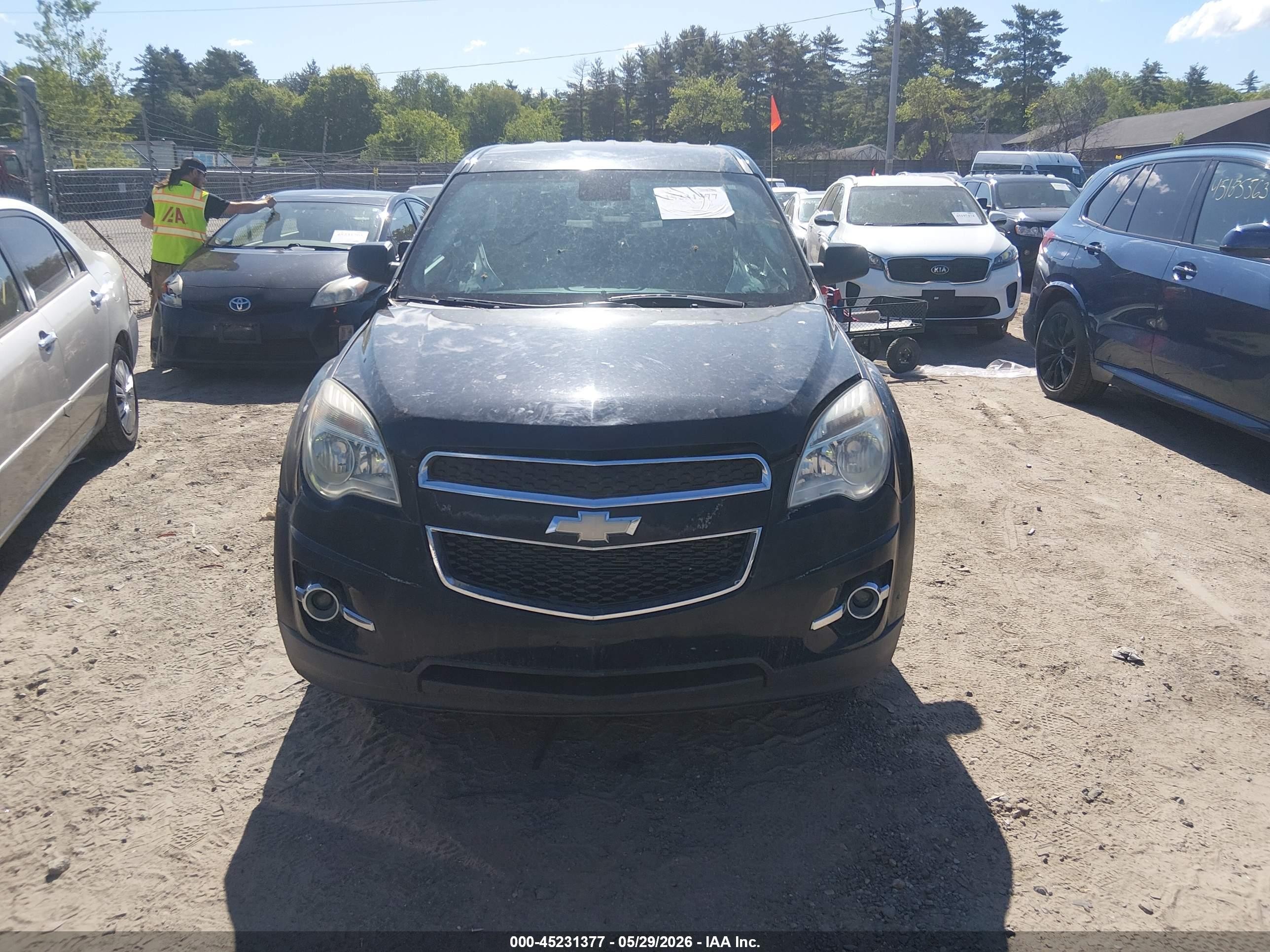 2015 Chevrolet Equinox Ls Black vin: 2GNFLEEK9F6323639