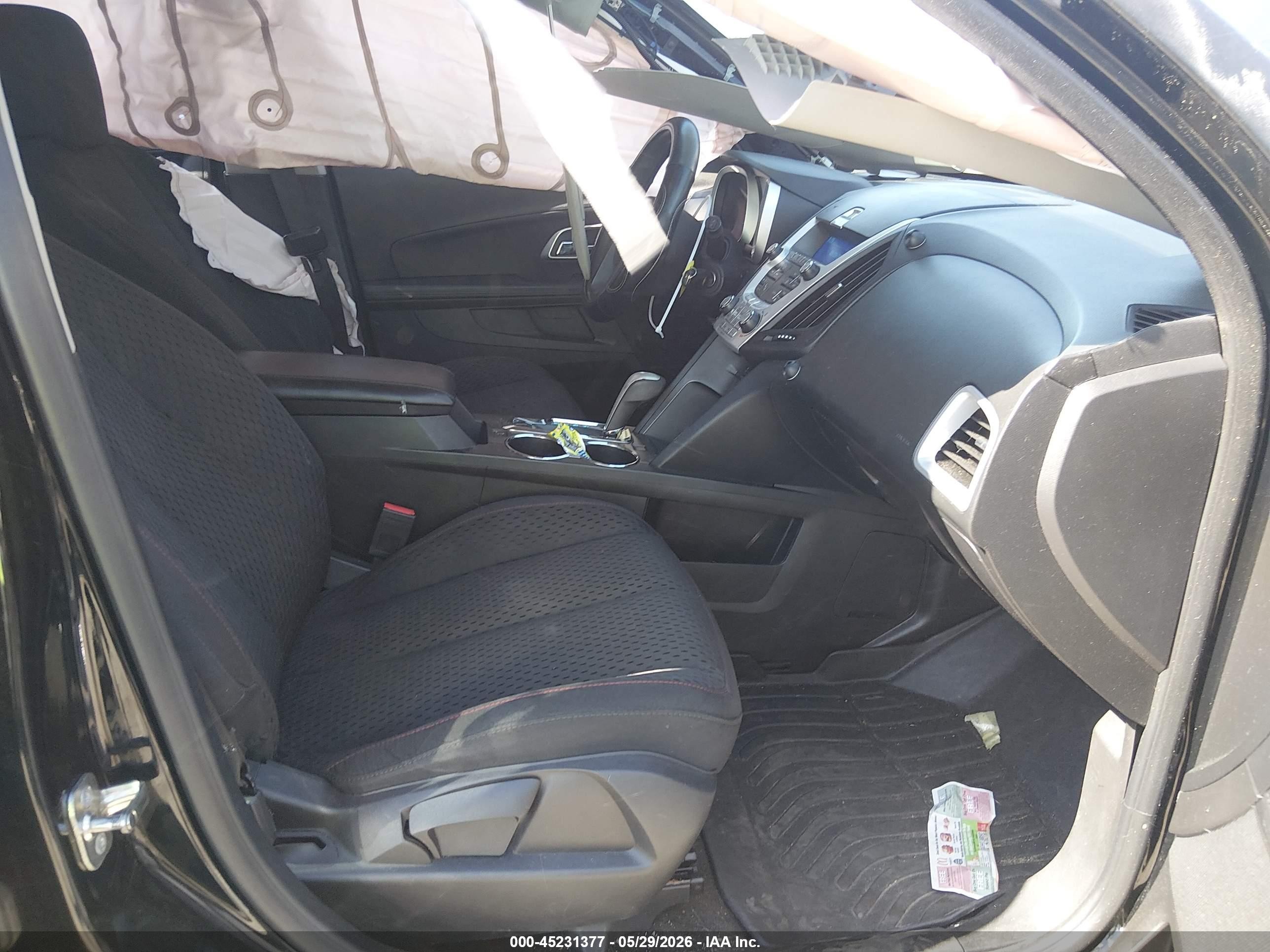 2015 Chevrolet Equinox Ls Black vin: 2GNFLEEK9F6323639