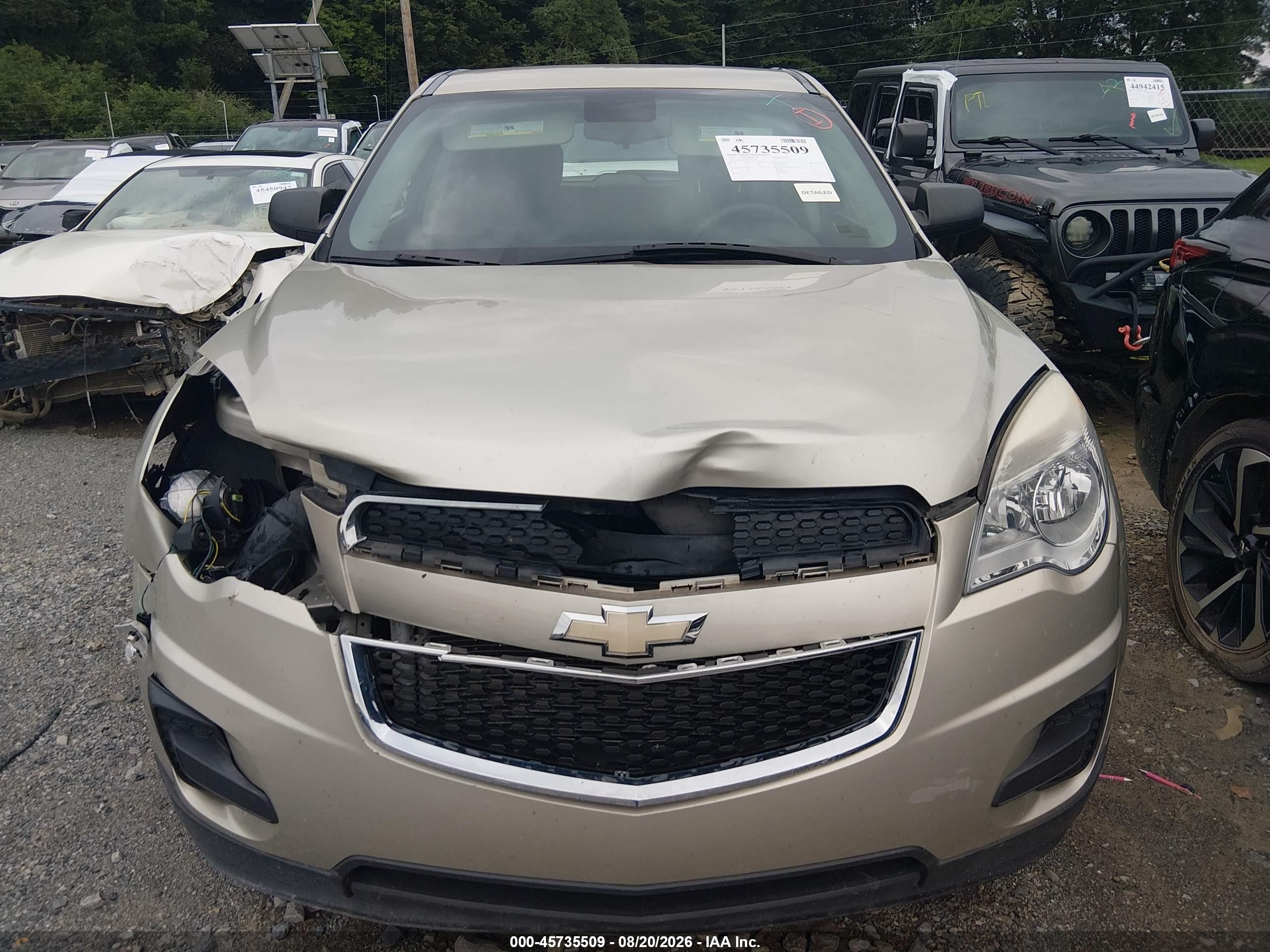 2015 Chevrolet Equinox Ls Gold vin: 2GNFLEEK9F6387566