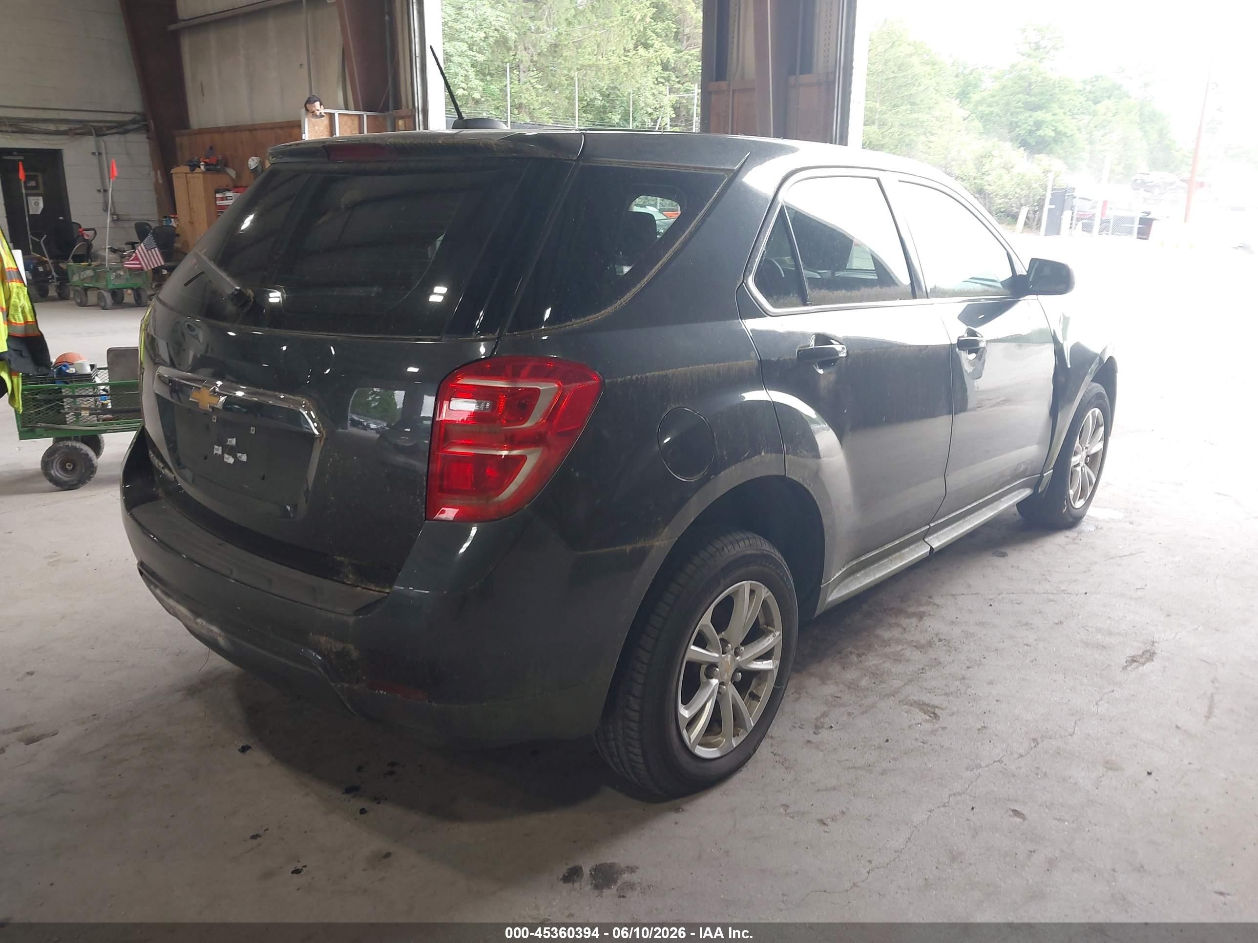 2017 Chevrolet Equinox Ls Gray vin: 2GNFLEEK9H6117465