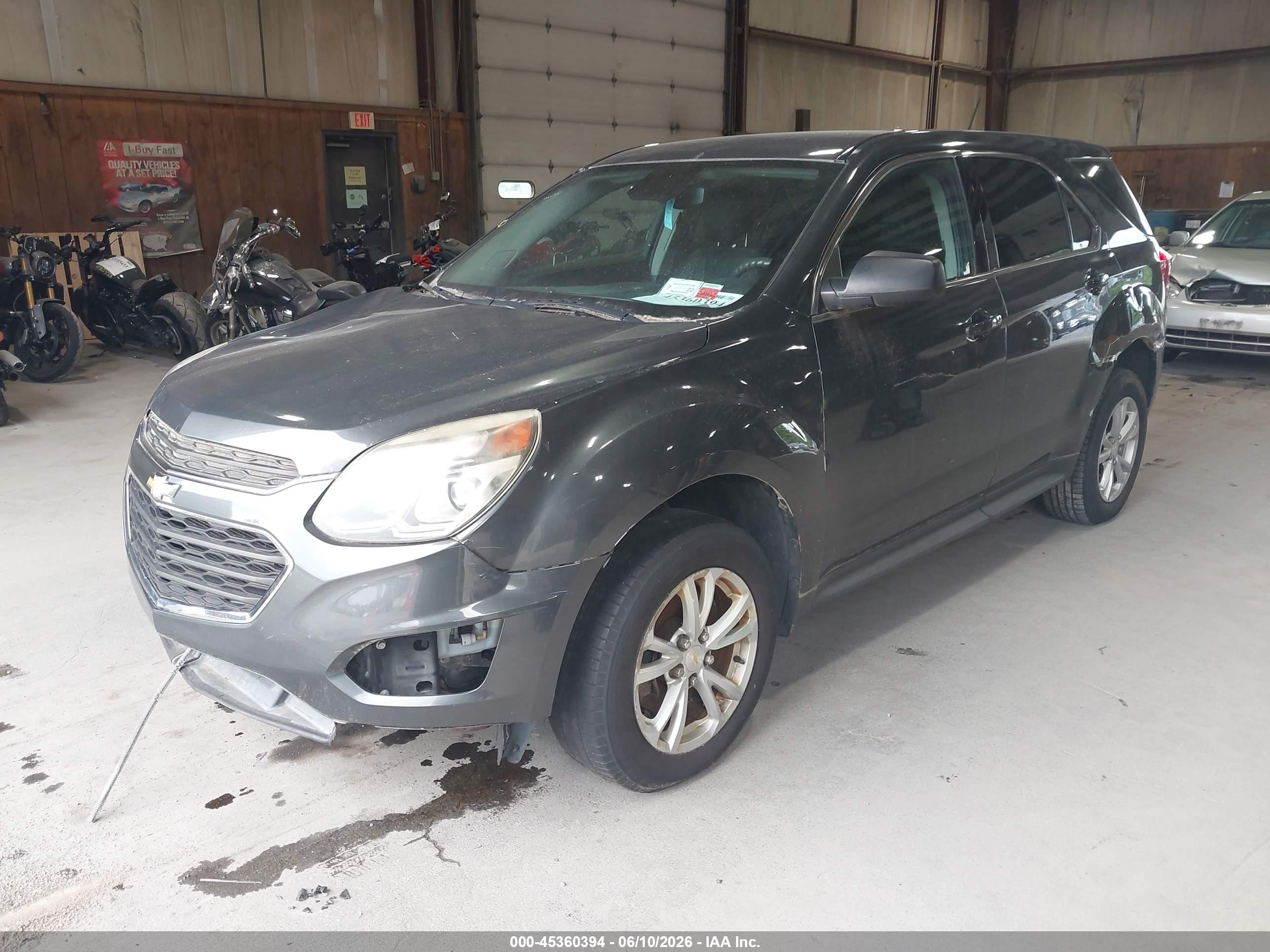 2017 Chevrolet Equinox Ls Gray vin: 2GNFLEEK9H6117465