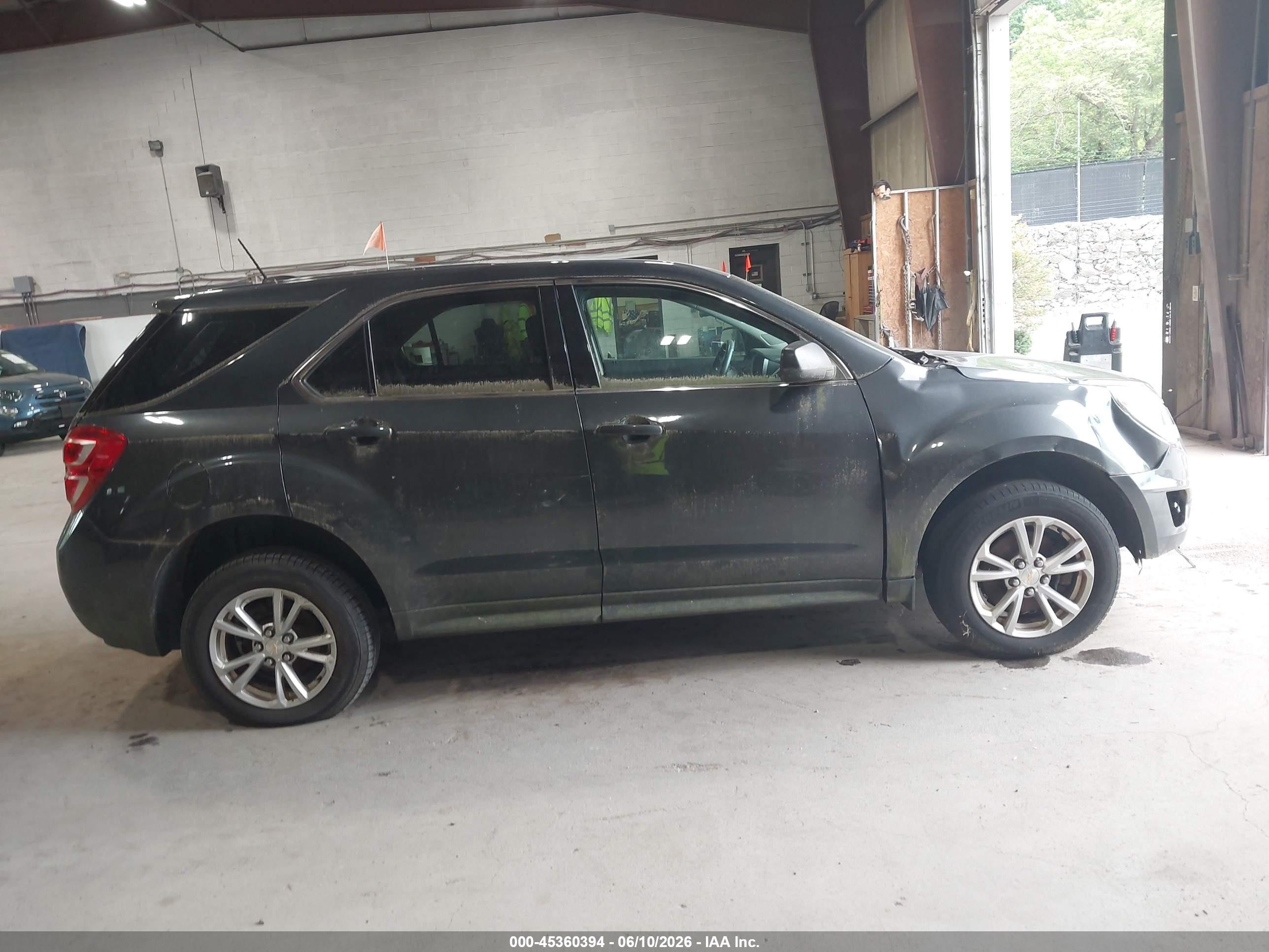2017 Chevrolet Equinox Ls Gray vin: 2GNFLEEK9H6117465