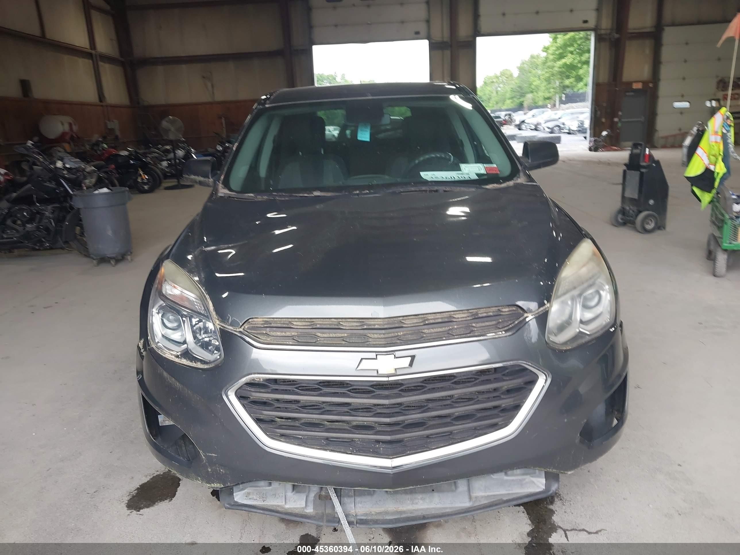 2017 Chevrolet Equinox Ls Gray vin: 2GNFLEEK9H6117465