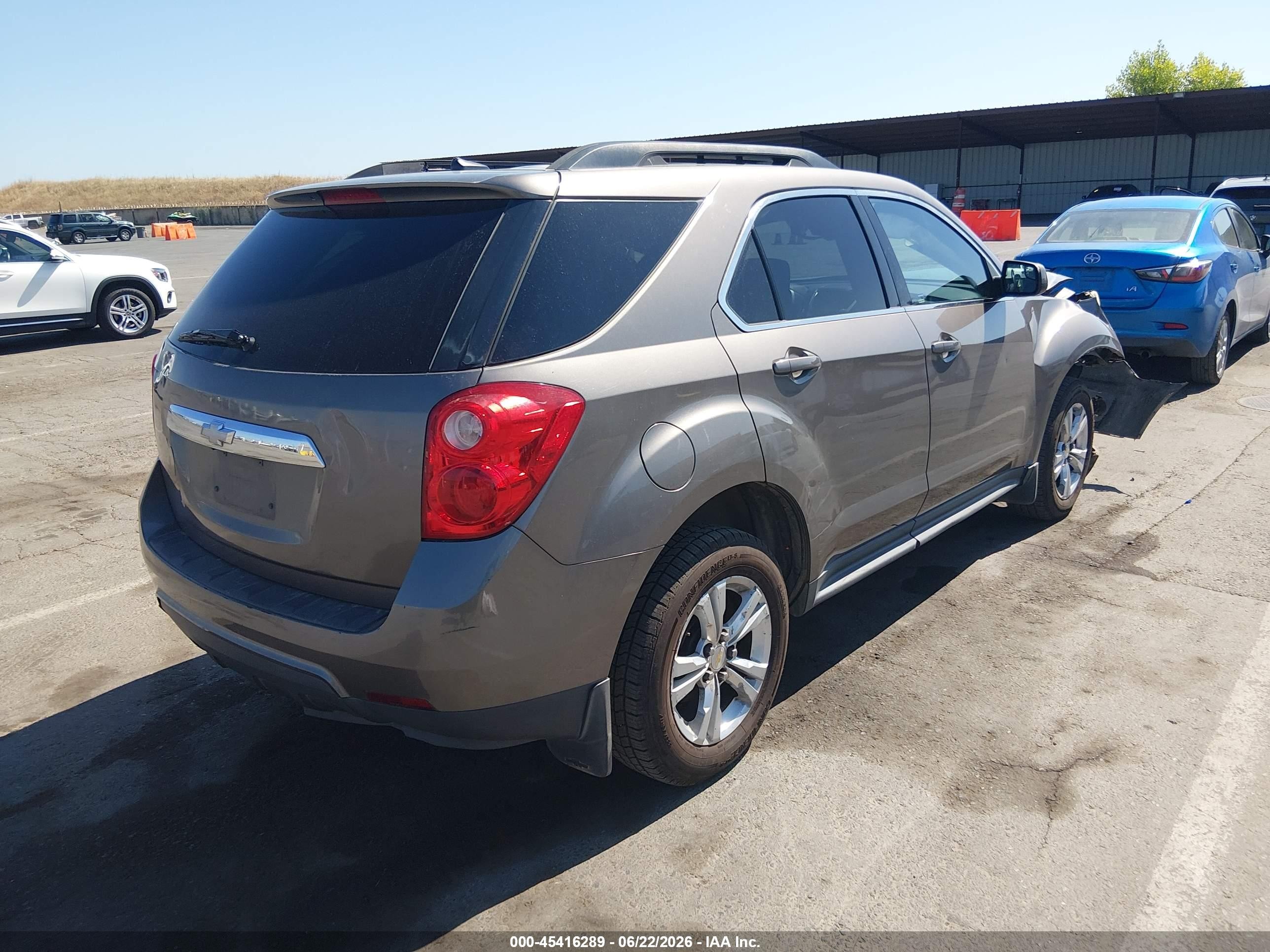 2012 Chevrolet Equinox Lt W/1lt Серый vin: 2GNFLEEKXC6127947