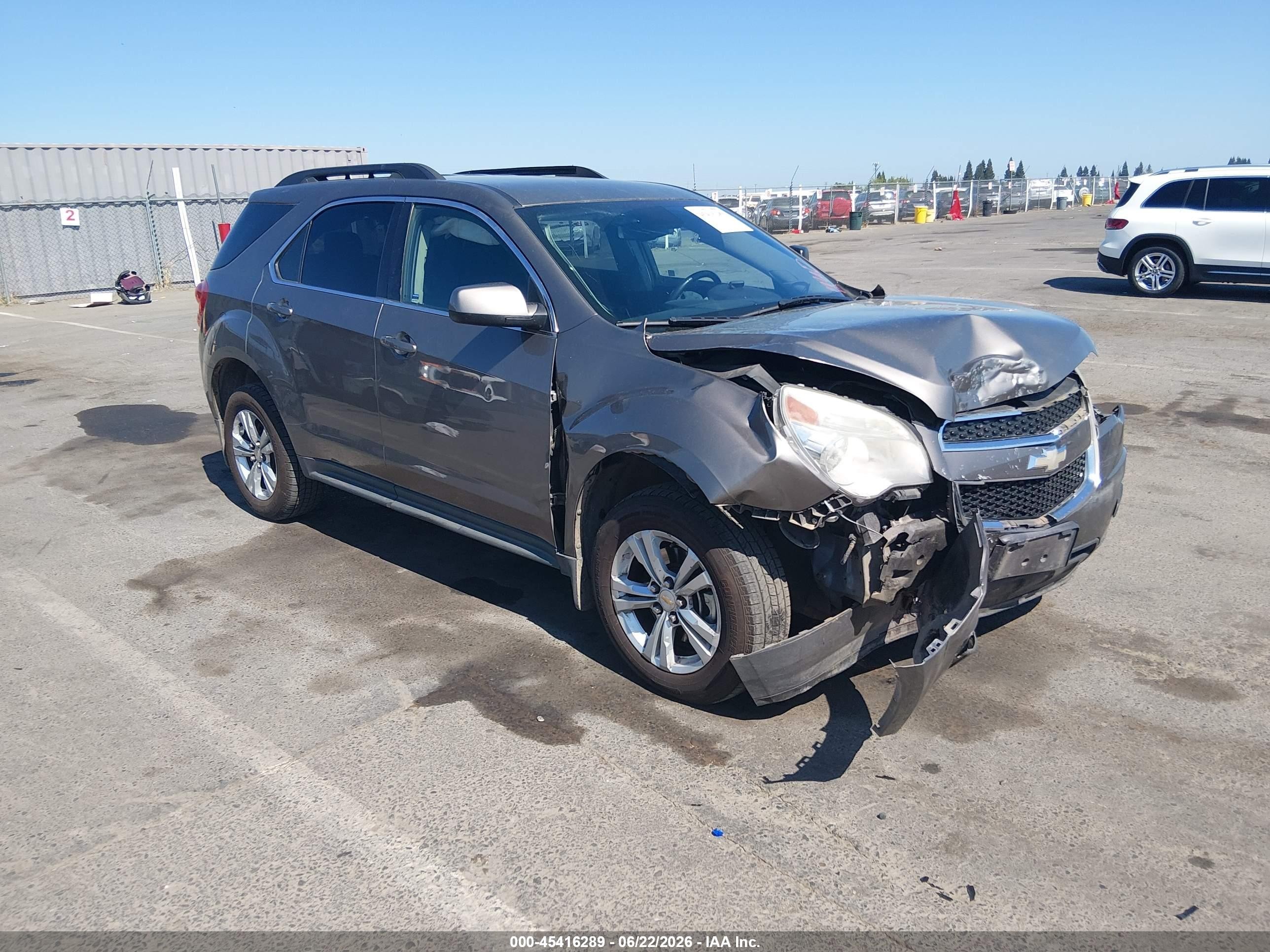 2012 Chevrolet Equinox Lt W/1lt Серый vin: 2GNFLEEKXC6127947