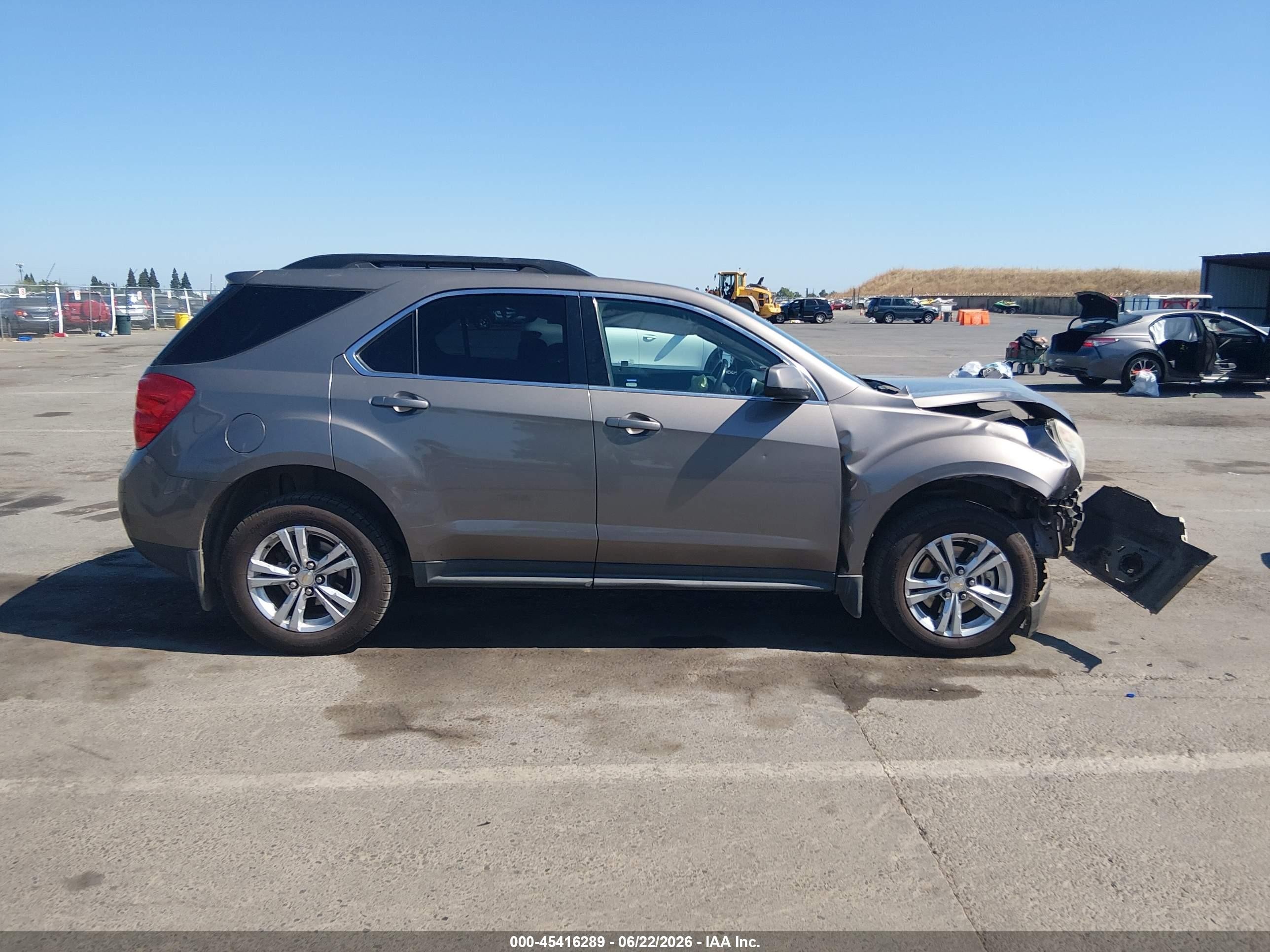 2012 Chevrolet Equinox Lt W/1lt Серый vin: 2GNFLEEKXC6127947
