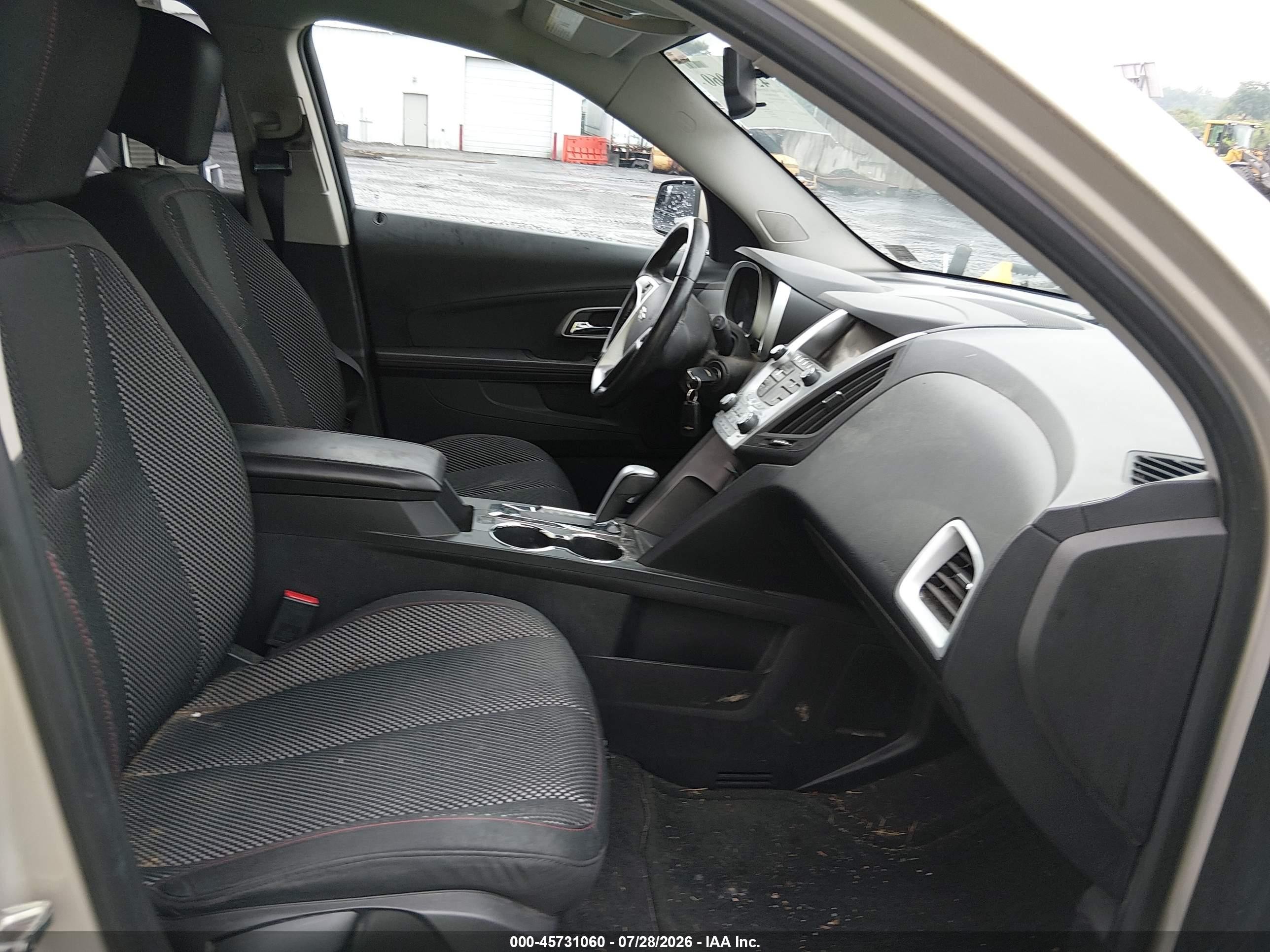 2012 Chevrolet Equinox Lt W/1lt Золотой vin: 2GNFLEEKXC6206258