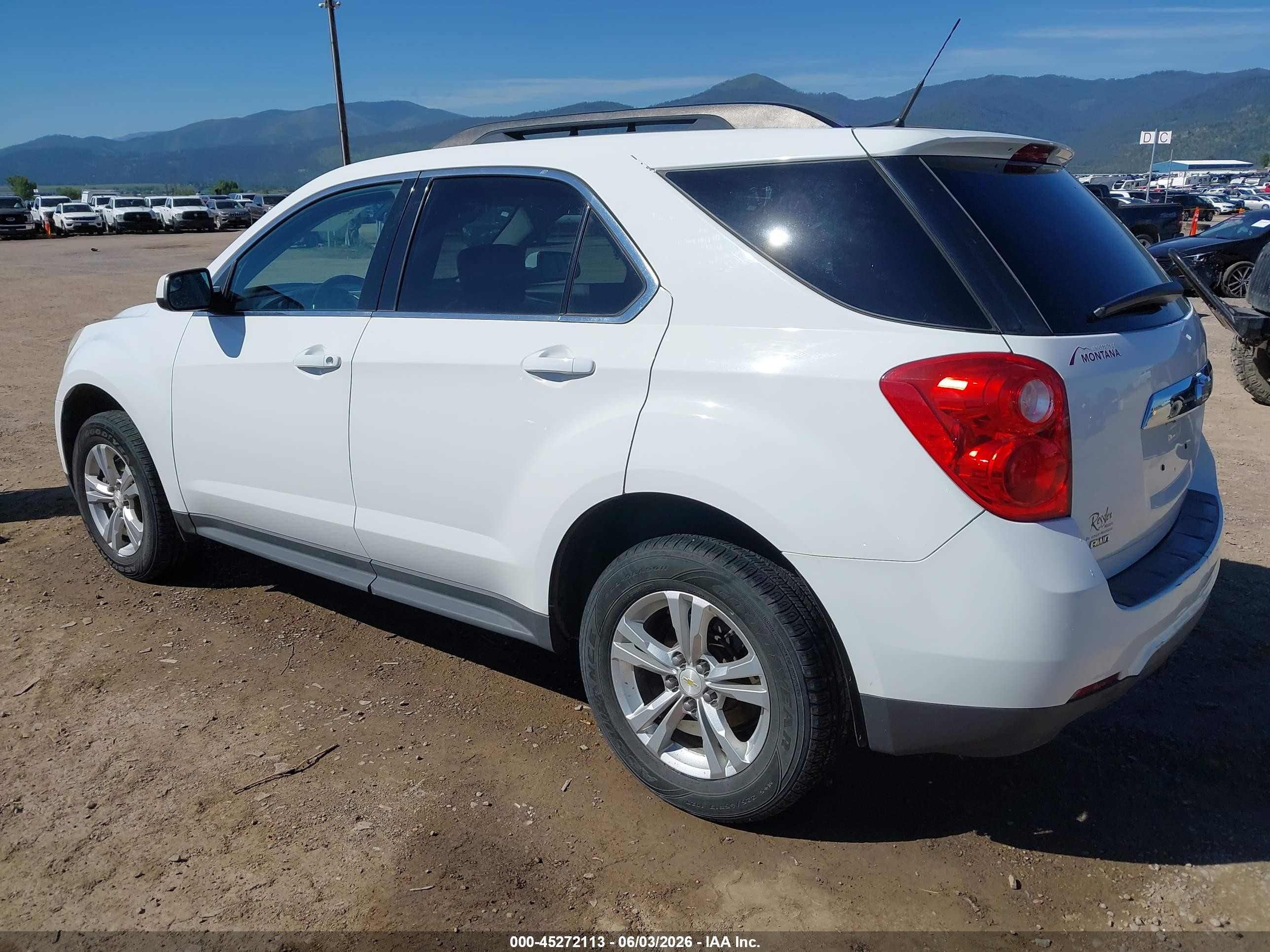 2013 Chevrolet Equinox 1lt White vin: 2GNFLEEKXD6113984