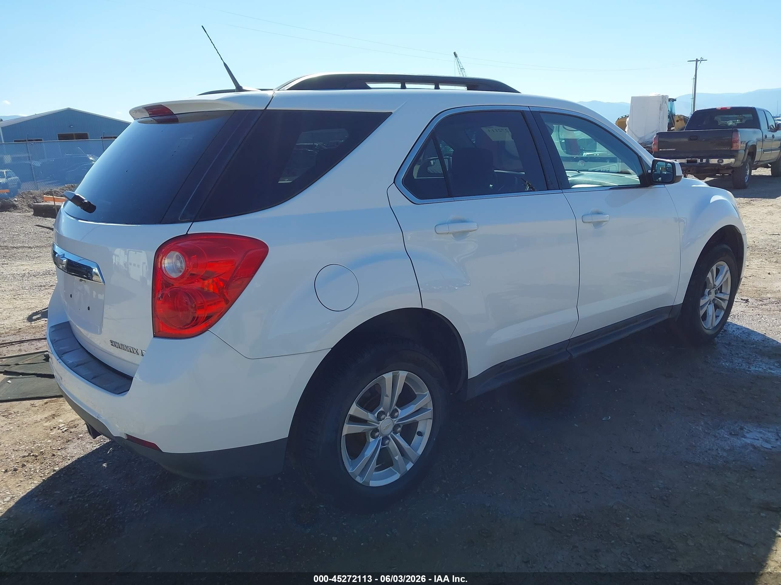 2013 Chevrolet Equinox 1lt White vin: 2GNFLEEKXD6113984