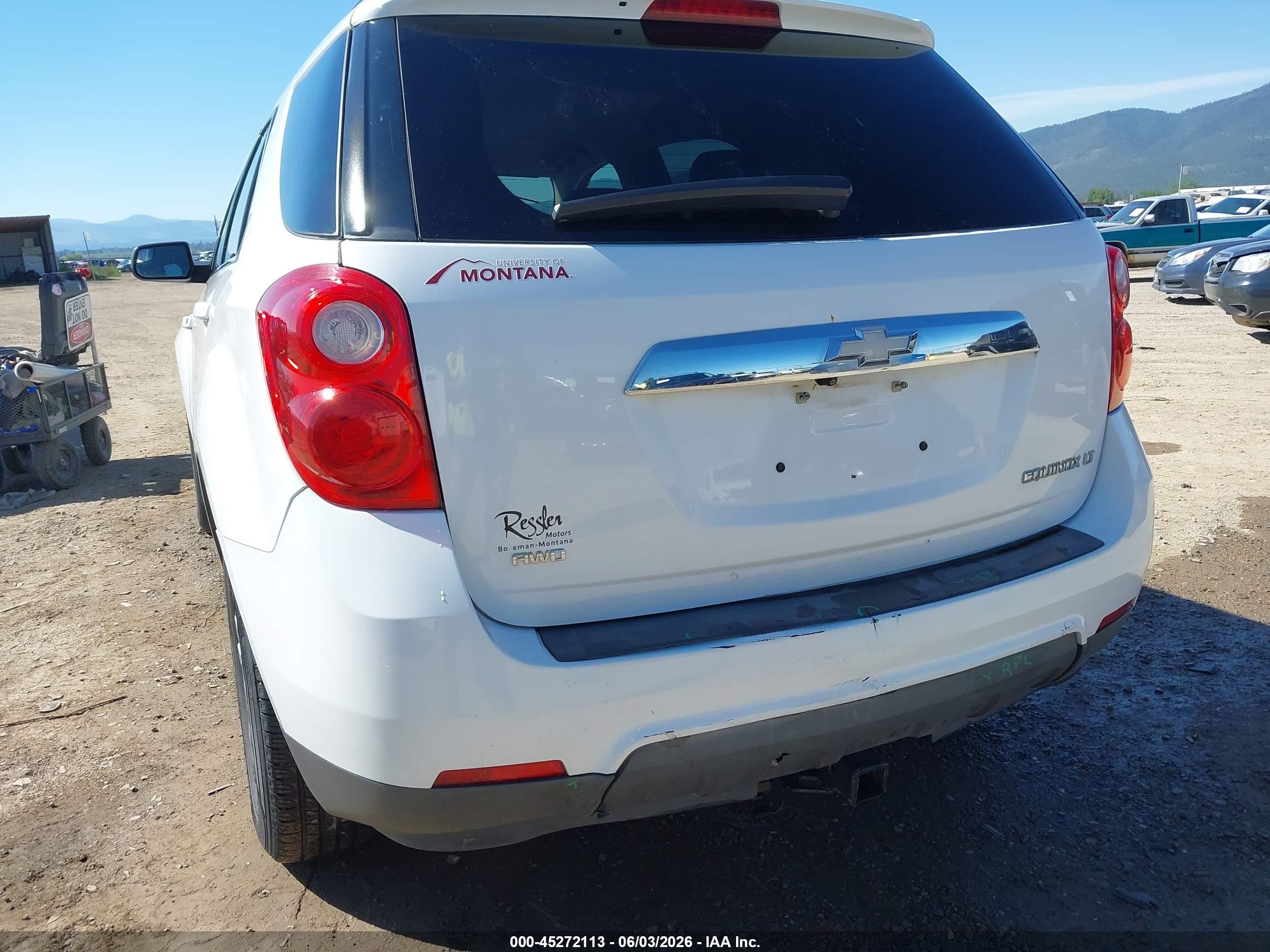 2013 Chevrolet Equinox 1lt White vin: 2GNFLEEKXD6113984