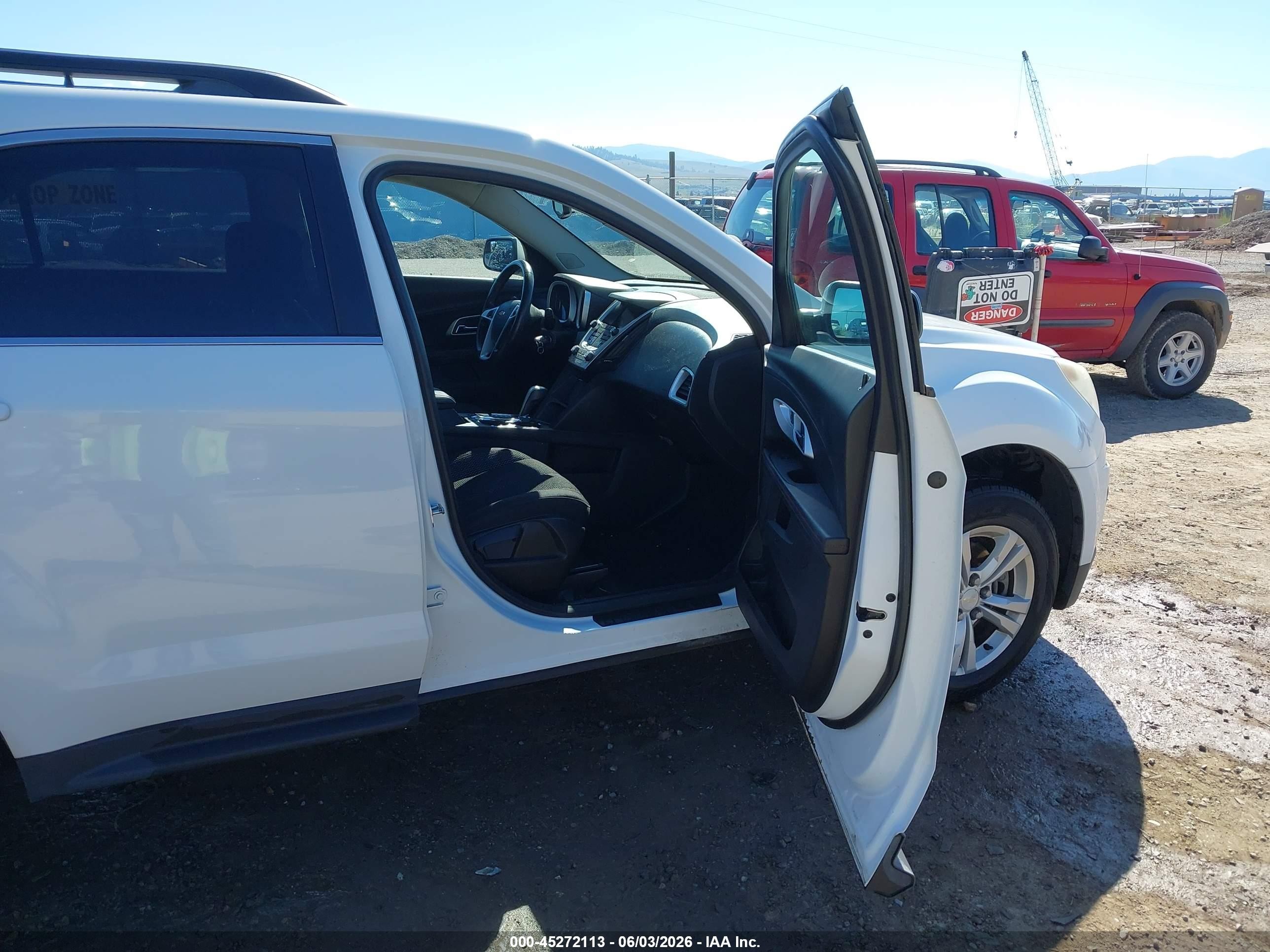 2013 Chevrolet Equinox 1lt White vin: 2GNFLEEKXD6113984