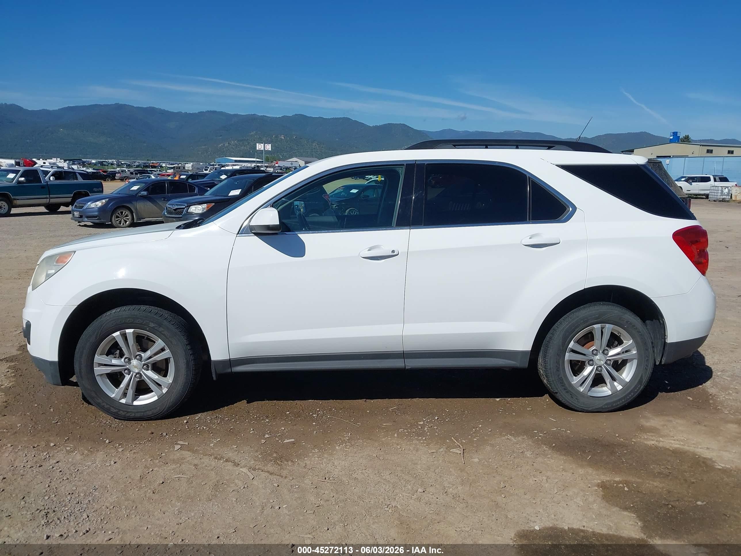 2013 Chevrolet Equinox 1lt White vin: 2GNFLEEKXD6113984
