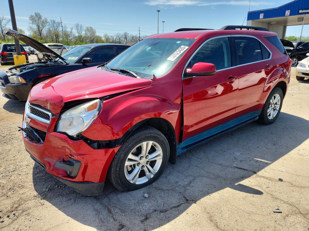 2013 Chevrolet Equinox Lt Red vin: 2GNFLEEKXD6131451