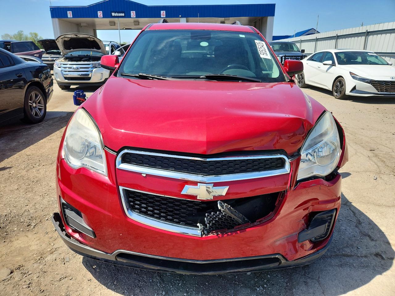 2013 Chevrolet Equinox Lt Red vin: 2GNFLEEKXD6131451