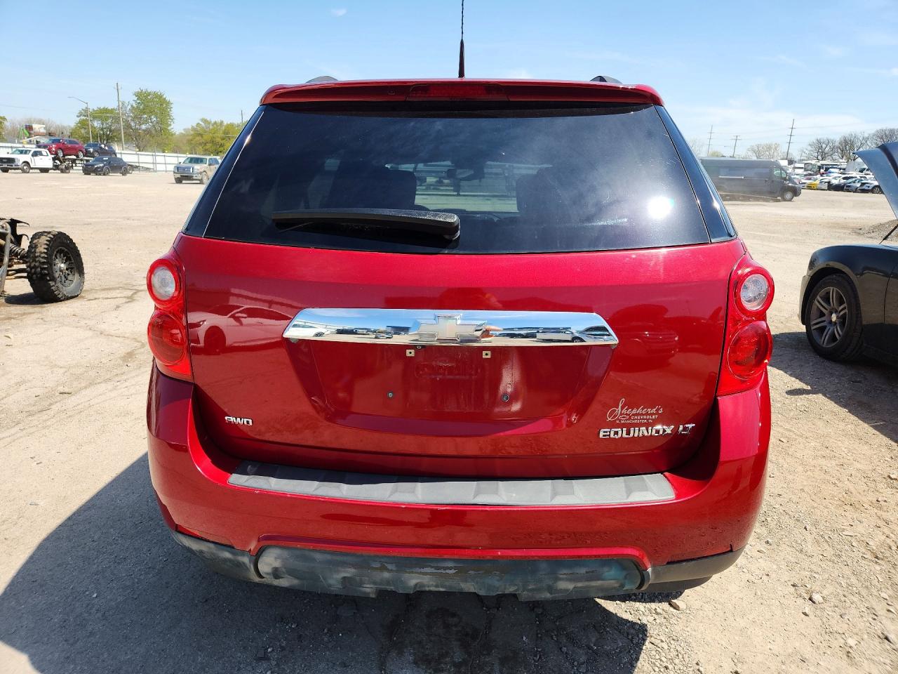 2013 Chevrolet Equinox Lt Red vin: 2GNFLEEKXD6131451