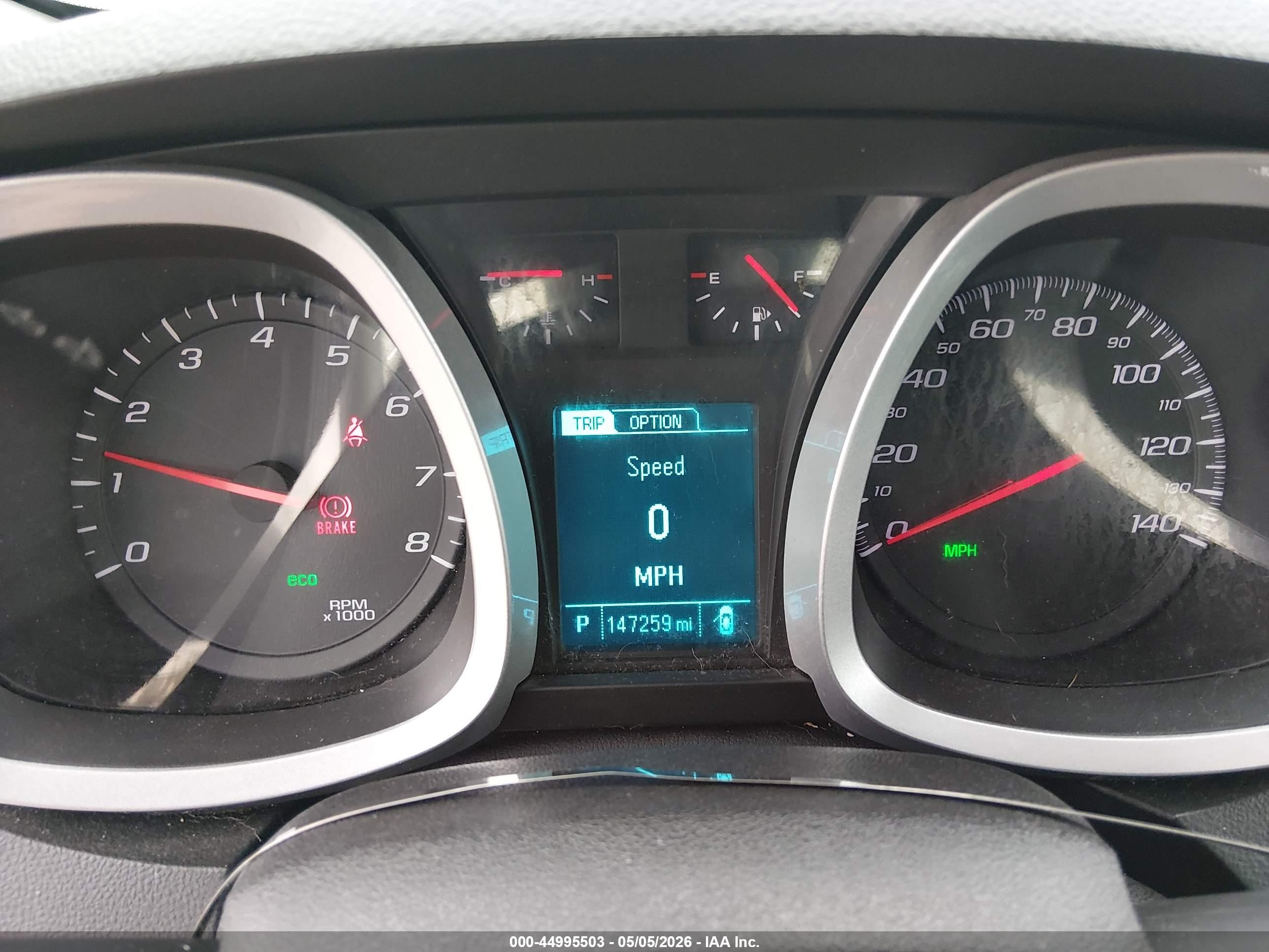 2013 Chevrolet Equinox 1lt Серый vin: 2GNFLEEKXD6141686