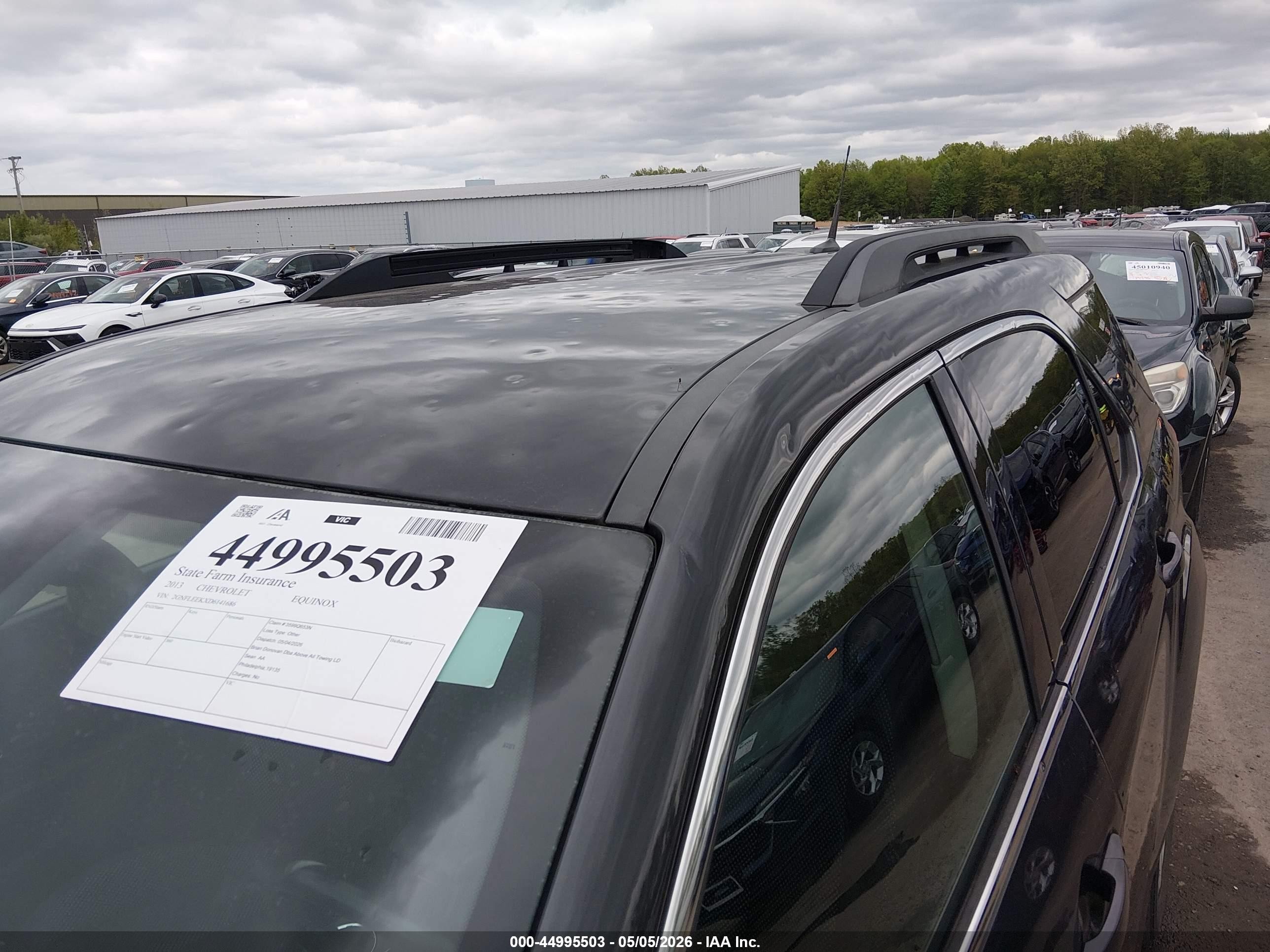 2013 Chevrolet Equinox 1lt Серый vin: 2GNFLEEKXD6141686
