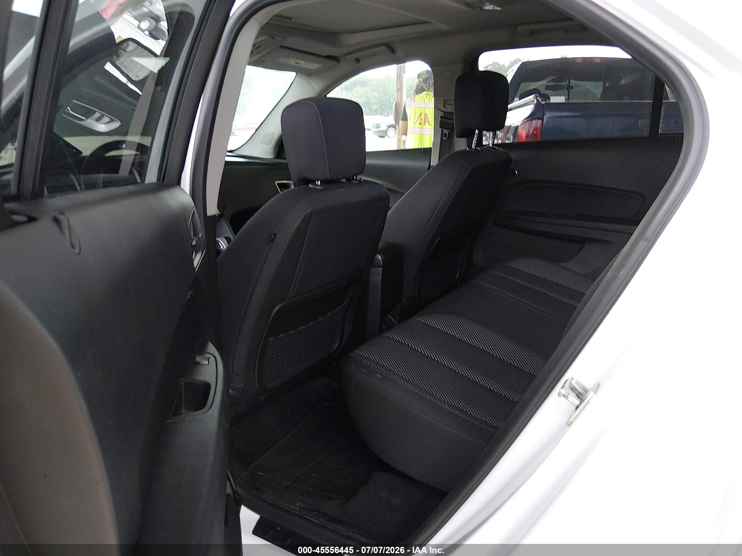 2013 Chevrolet Equinox Lt White vin: 2GNFLEEKXD6351530