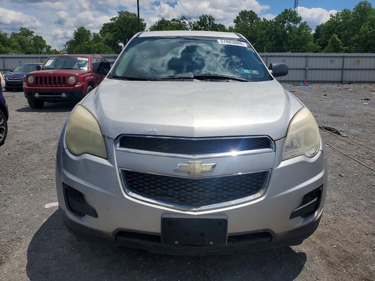 2014 Chevrolet Equinox Ls Silver vin: 2GNFLEEKXE6361704