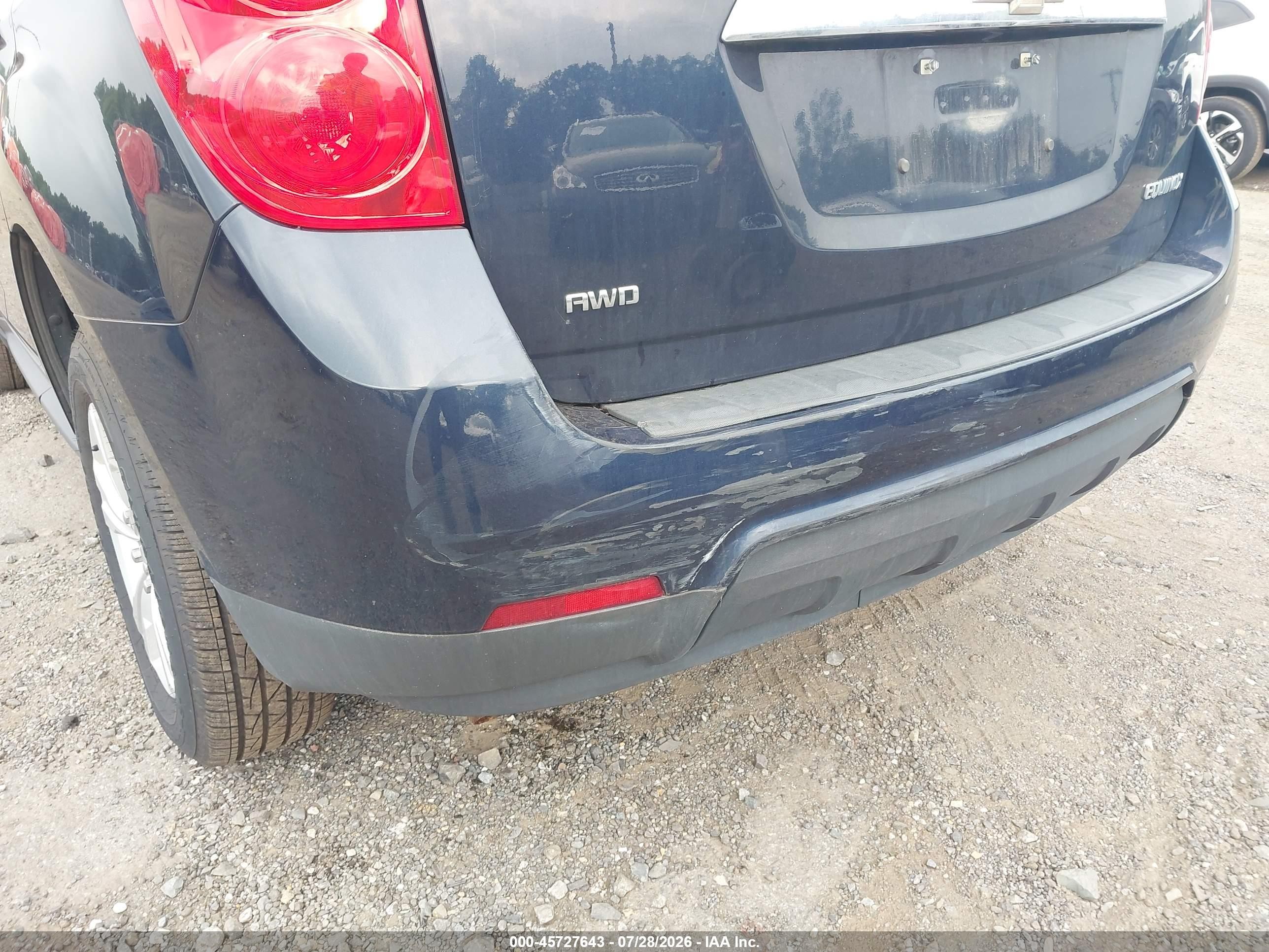 2015 Chevrolet Equinox Ls Blue vin: 2GNFLEEKXF6341762
