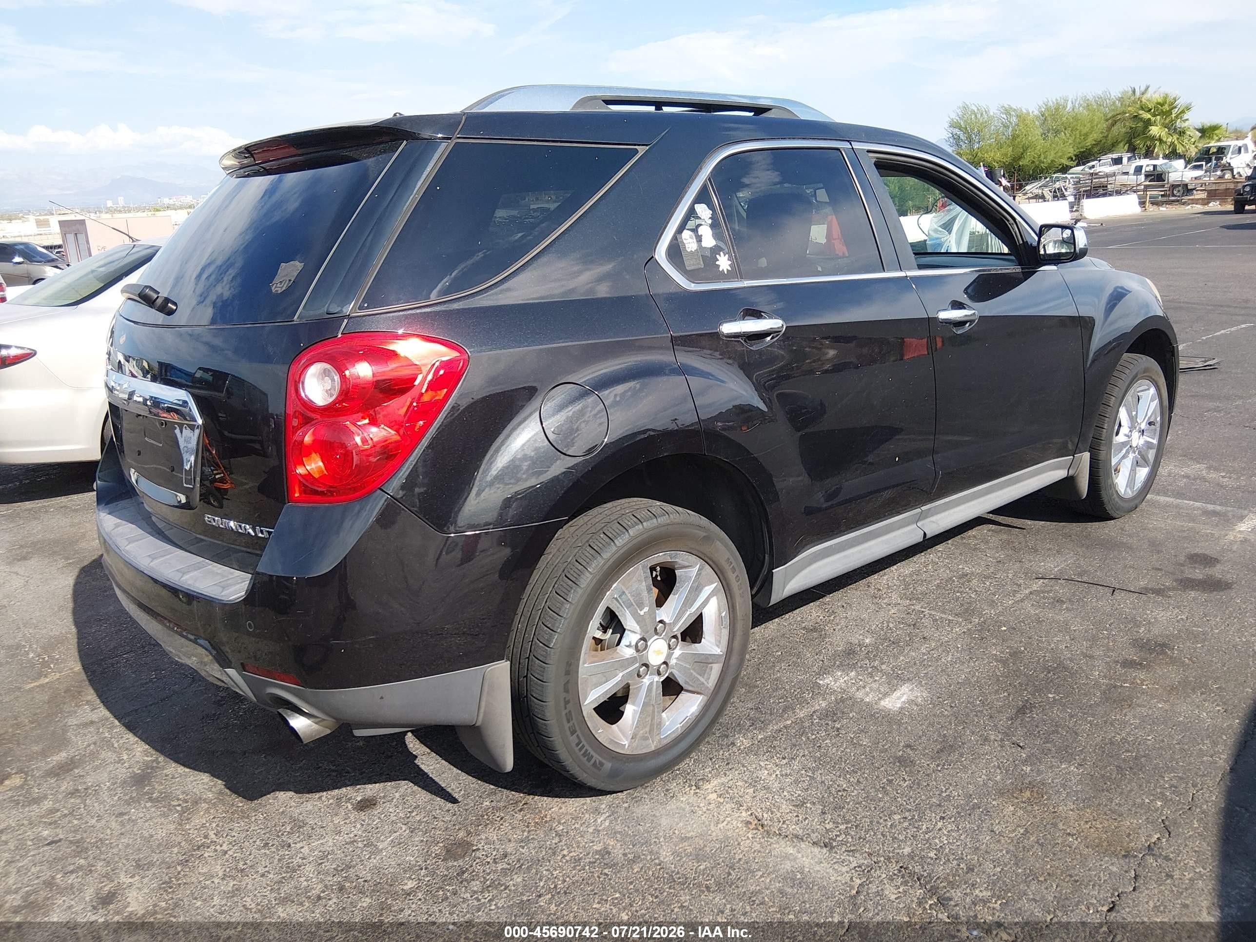 2013 Chevrolet Equinox Ltz Black vin: 2GNFLFE31D6272133