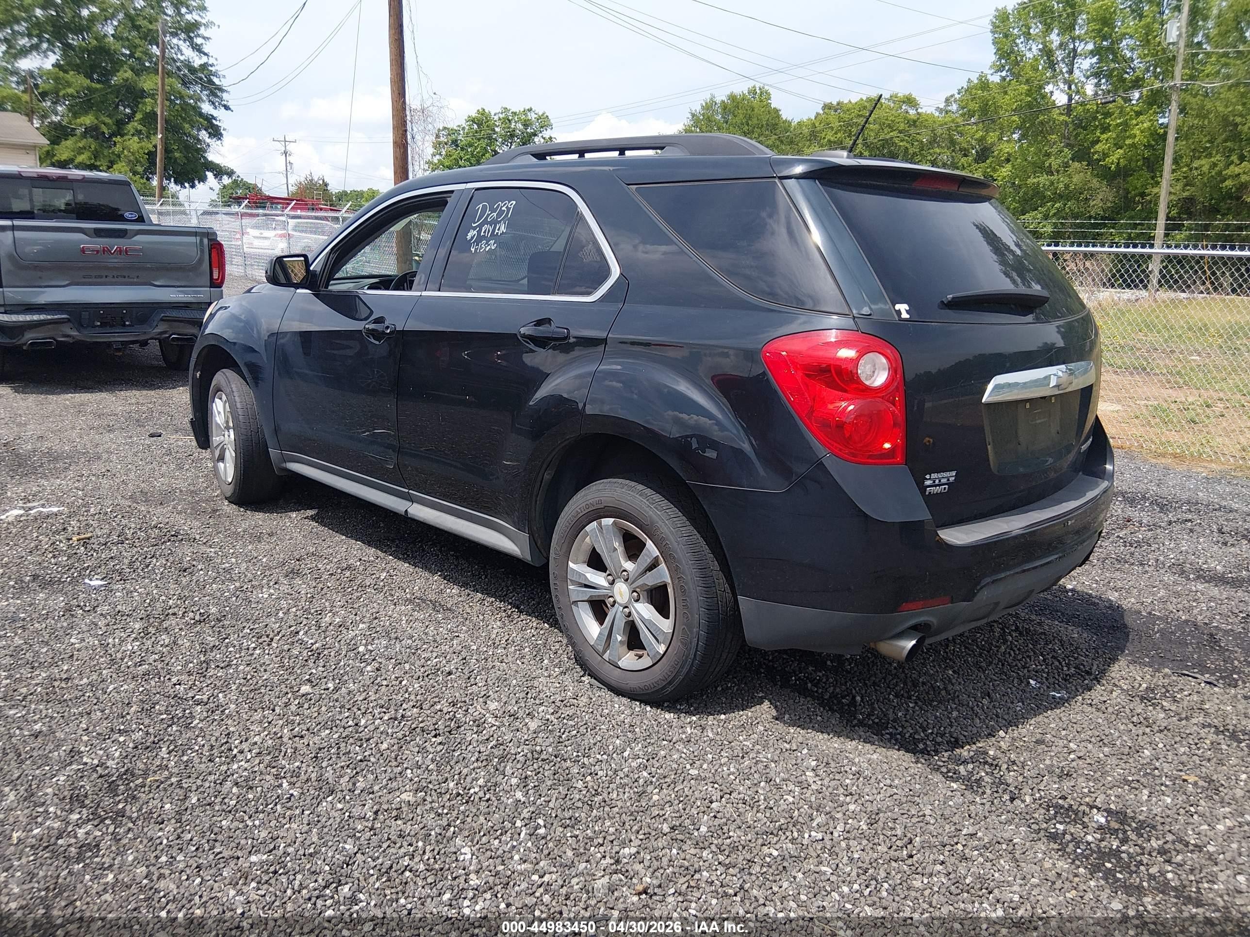 2015 Chevrolet Equinox 1lt Черный vin: 2GNFLFE31F6103264