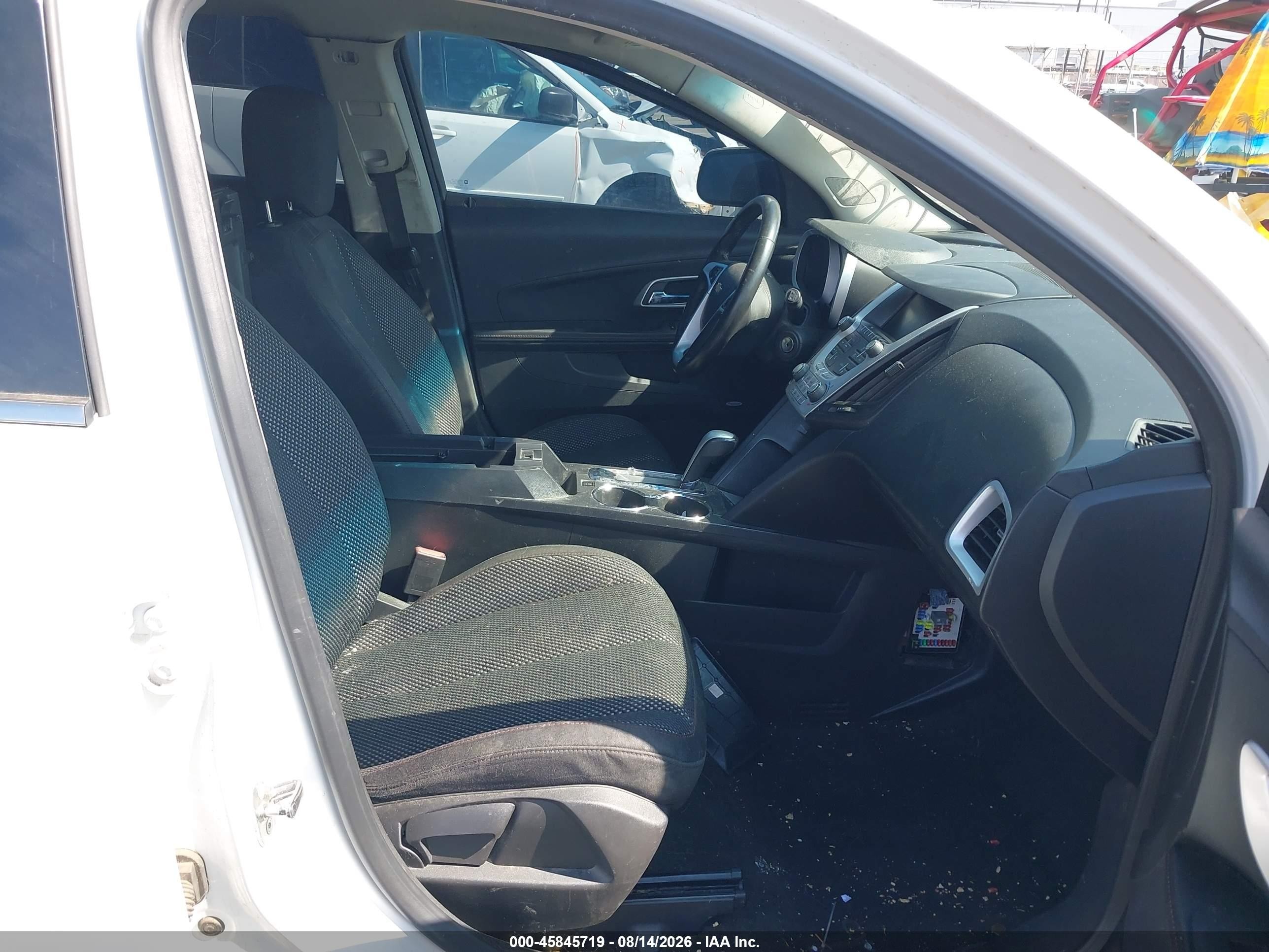2015 Chevrolet Equinox Lt White vin: 2GNFLFE31F6310169