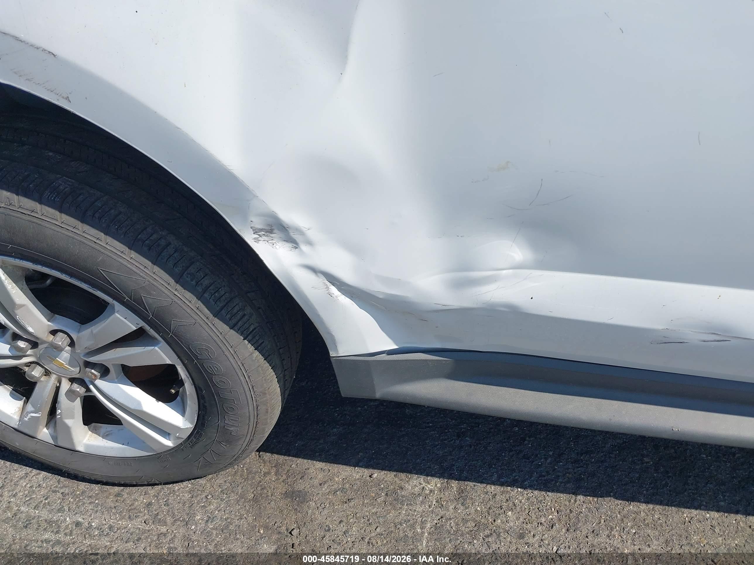 2015 Chevrolet Equinox Lt White vin: 2GNFLFE31F6310169