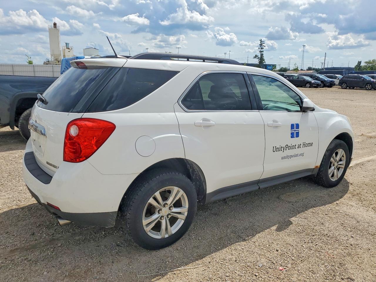 2014 Chevrolet Equinox Lt White vin: 2GNFLFE32E6292585