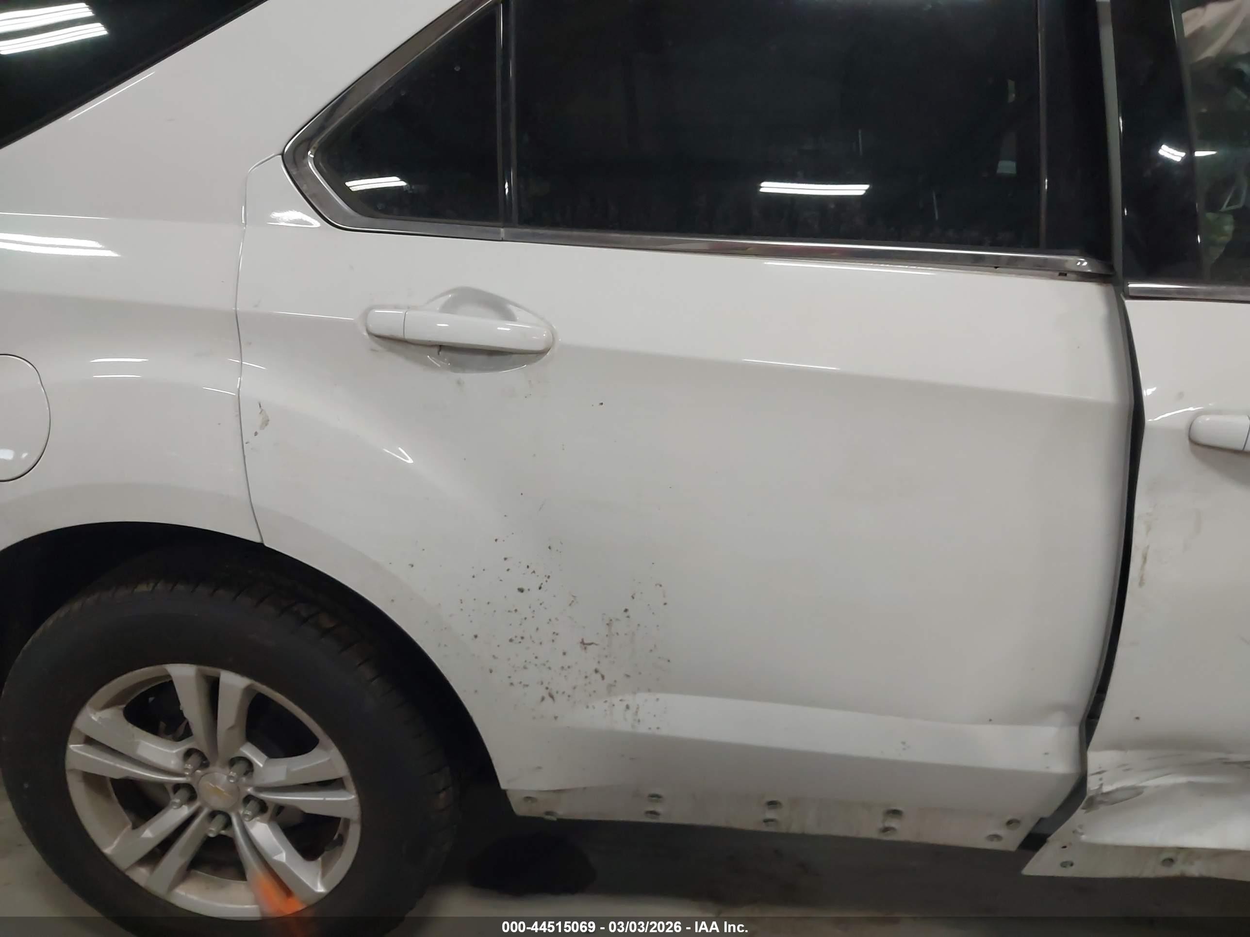 2014 Chevrolet Equinox 1lt White vin: 2GNFLFE32E6374428