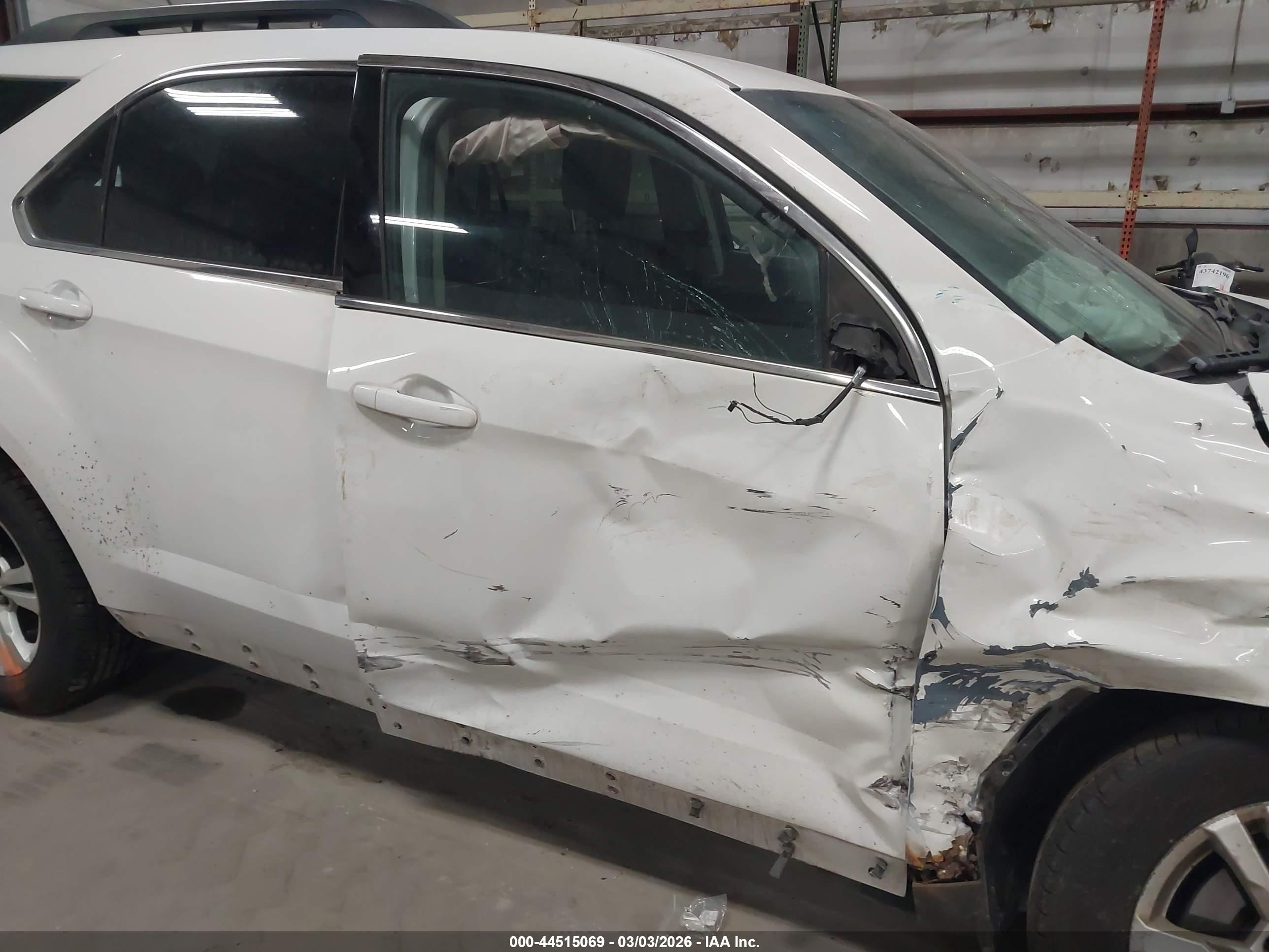 2014 Chevrolet Equinox 1lt White vin: 2GNFLFE32E6374428