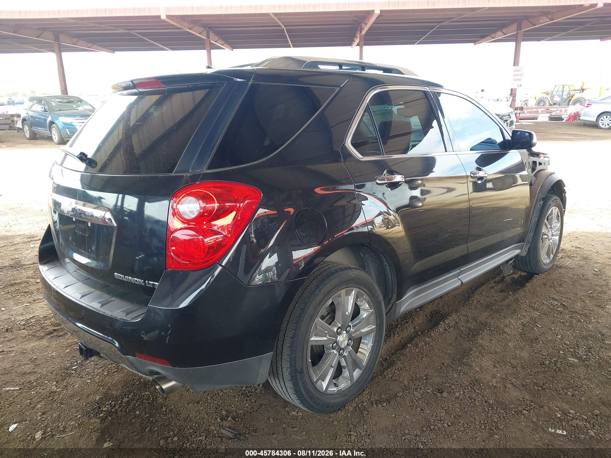2013 Chevrolet Equinox Ltz Black vin: 2GNFLFE34D6231690