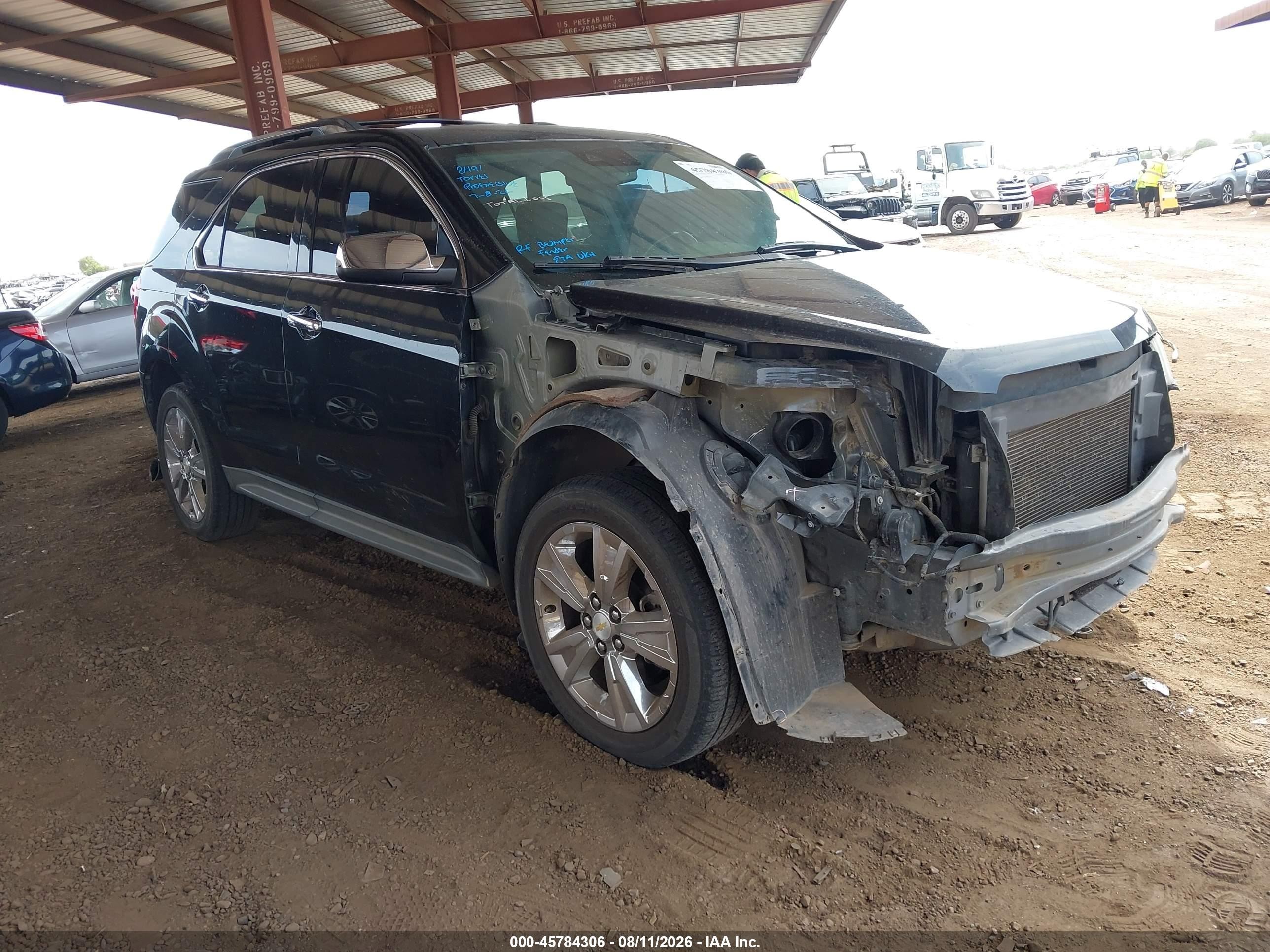 2013 Chevrolet Equinox Ltz Black vin: 2GNFLFE34D6231690