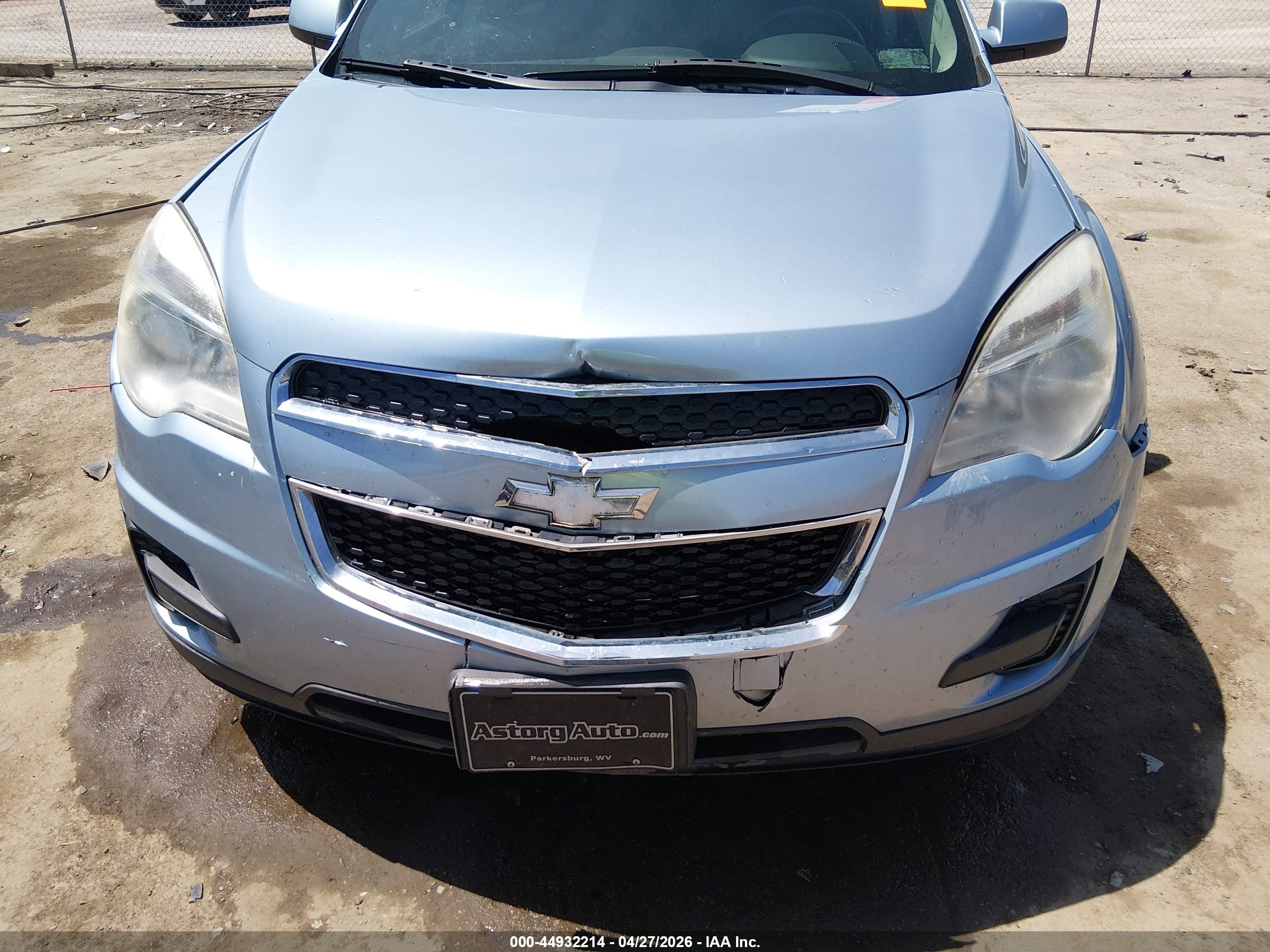 2014 Chevrolet Equinox 1lt Blue vin: 2GNFLFE34E6362197