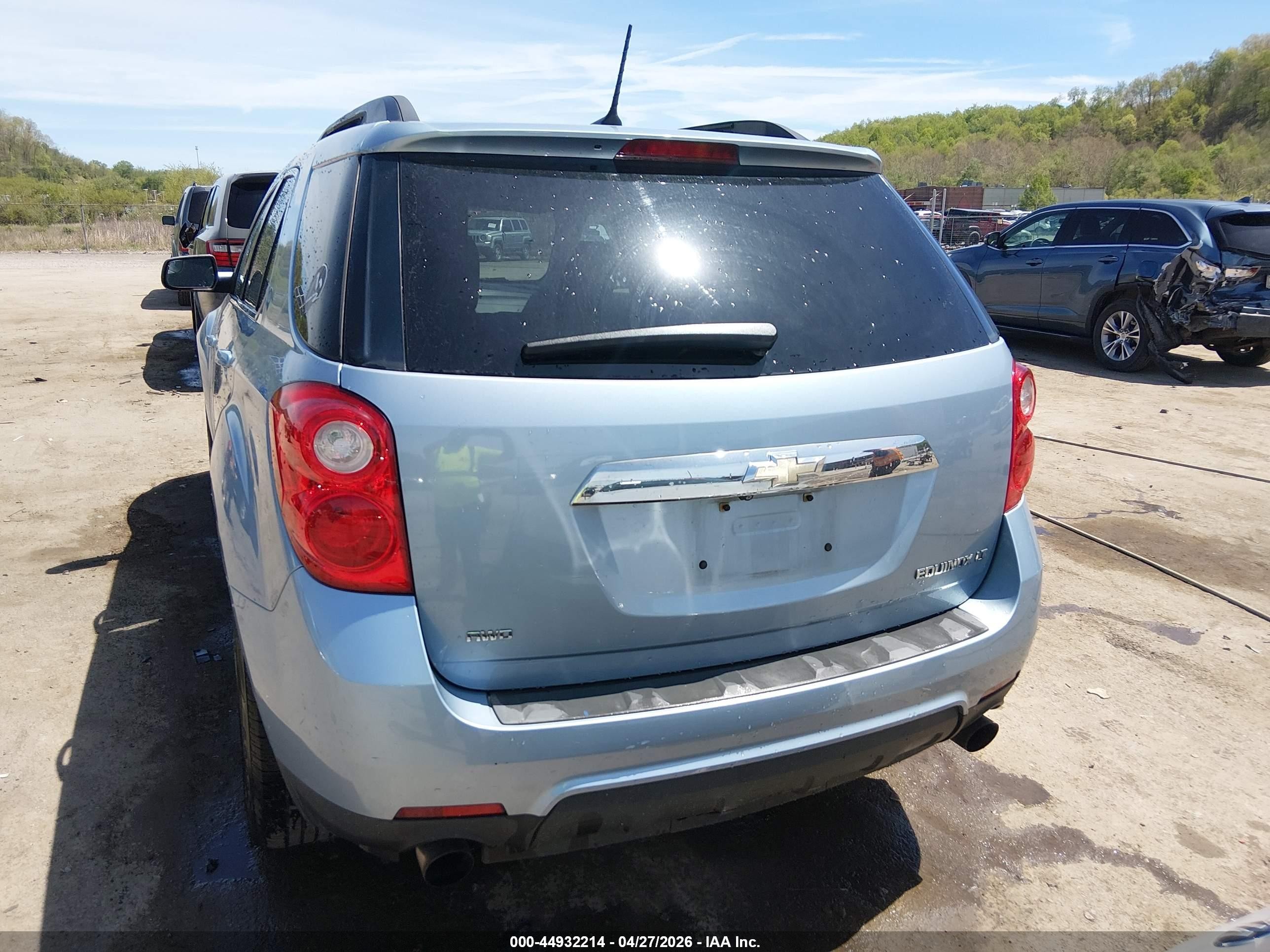 2014 Chevrolet Equinox 1lt Blue vin: 2GNFLFE34E6362197