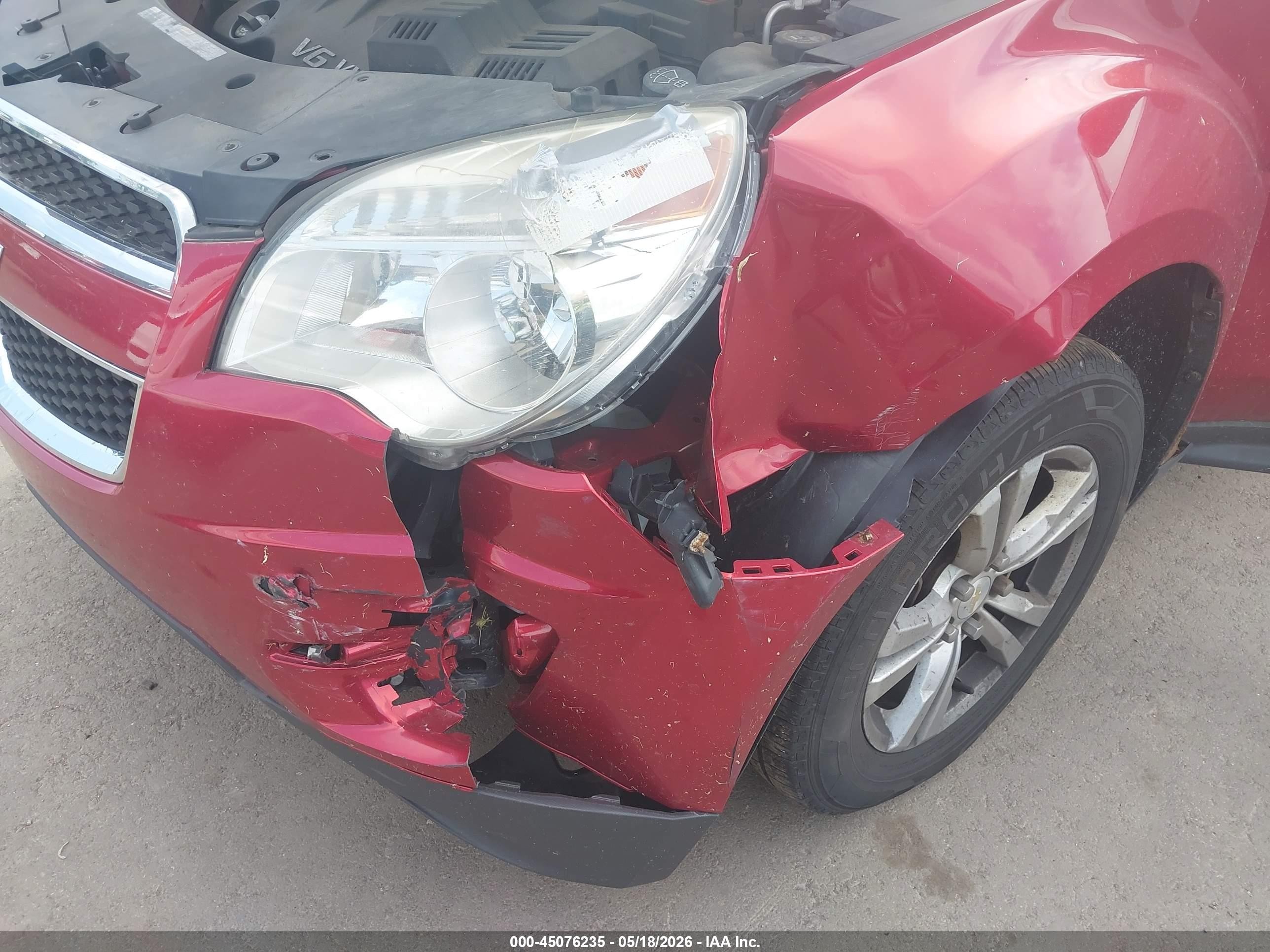 2014 Chevrolet Equinox 1lt Red vin: 2GNFLFE35E6191699