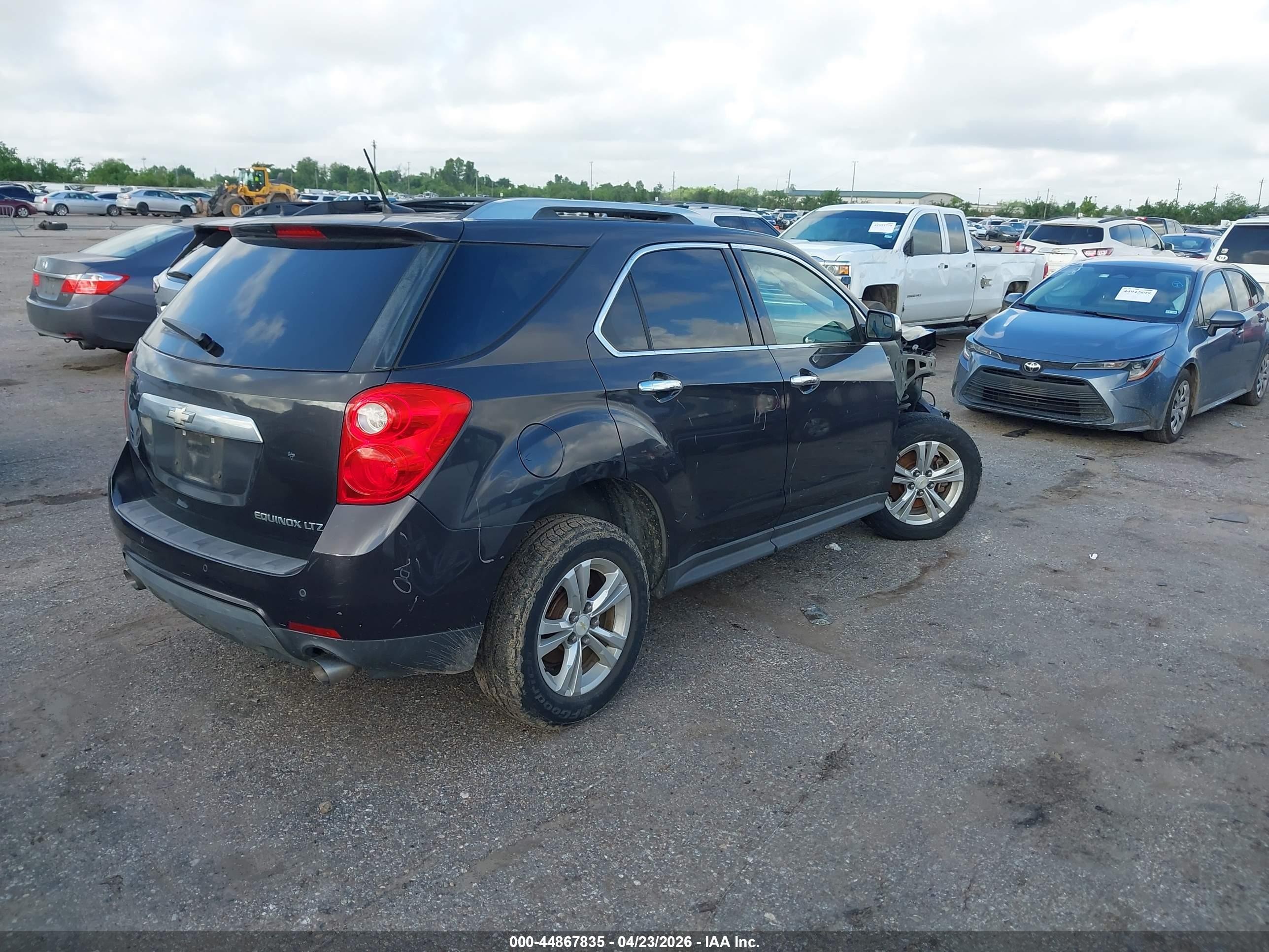 2013 Chevrolet Equinox Ltz Gray vin: 2GNFLFE36D6302145