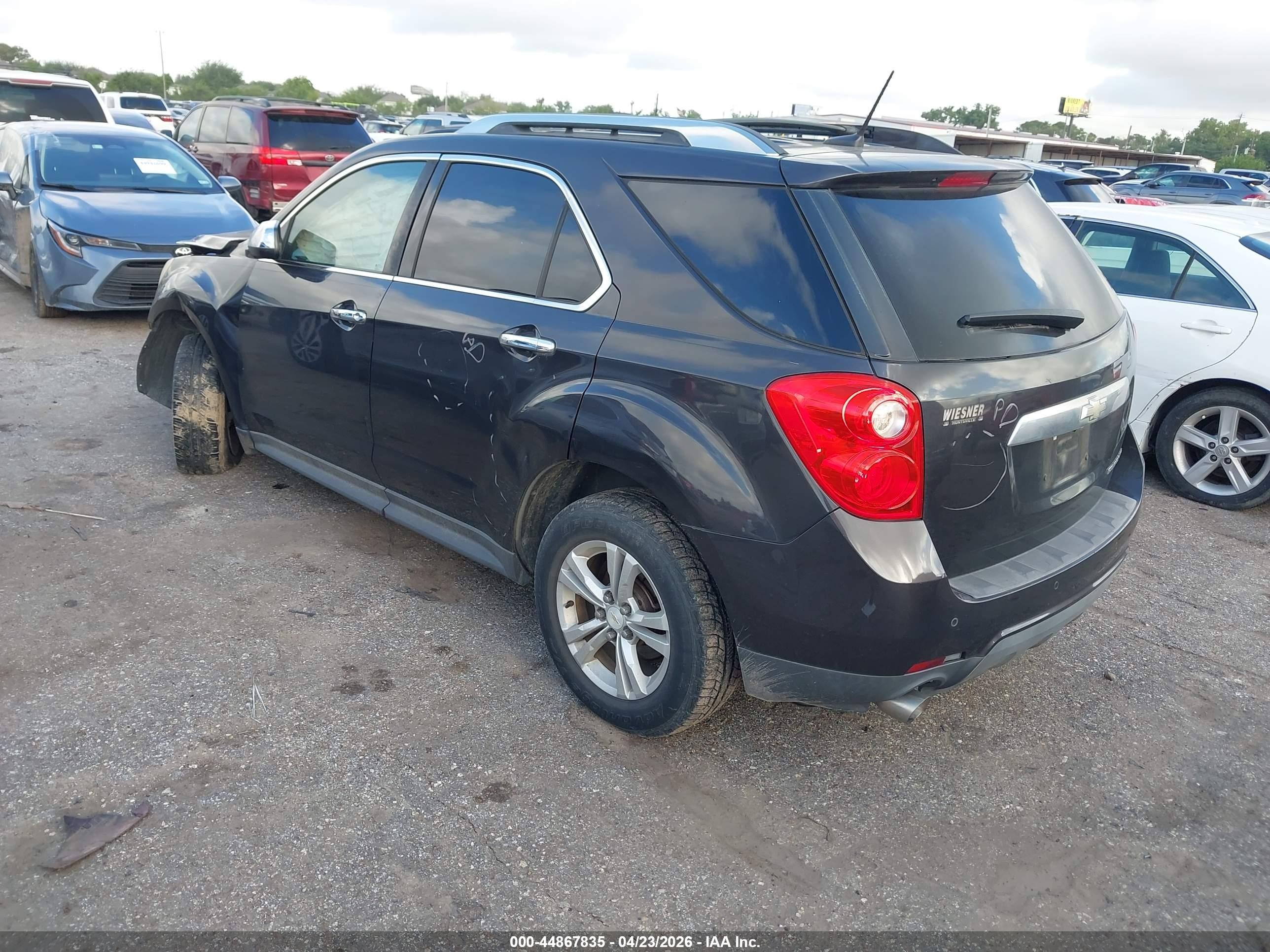 2013 Chevrolet Equinox Ltz Gray vin: 2GNFLFE36D6302145