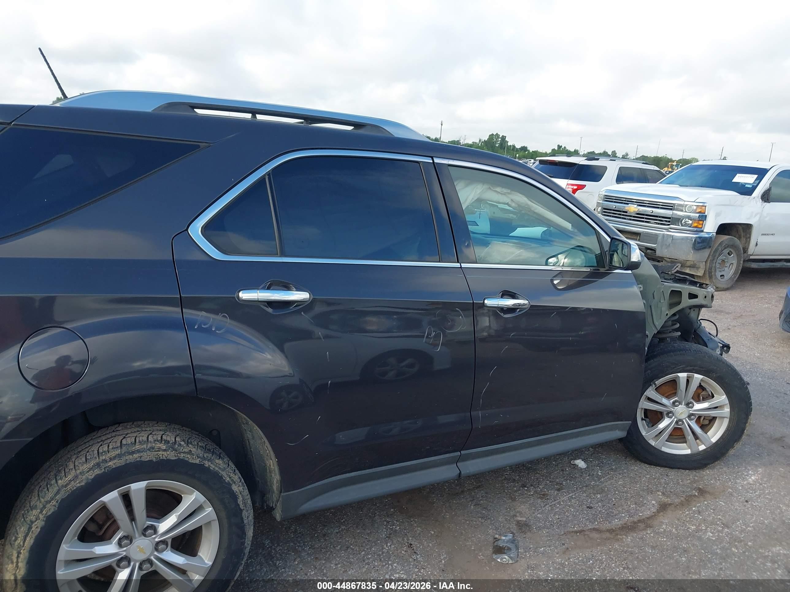2013 Chevrolet Equinox Ltz Gray vin: 2GNFLFE36D6302145