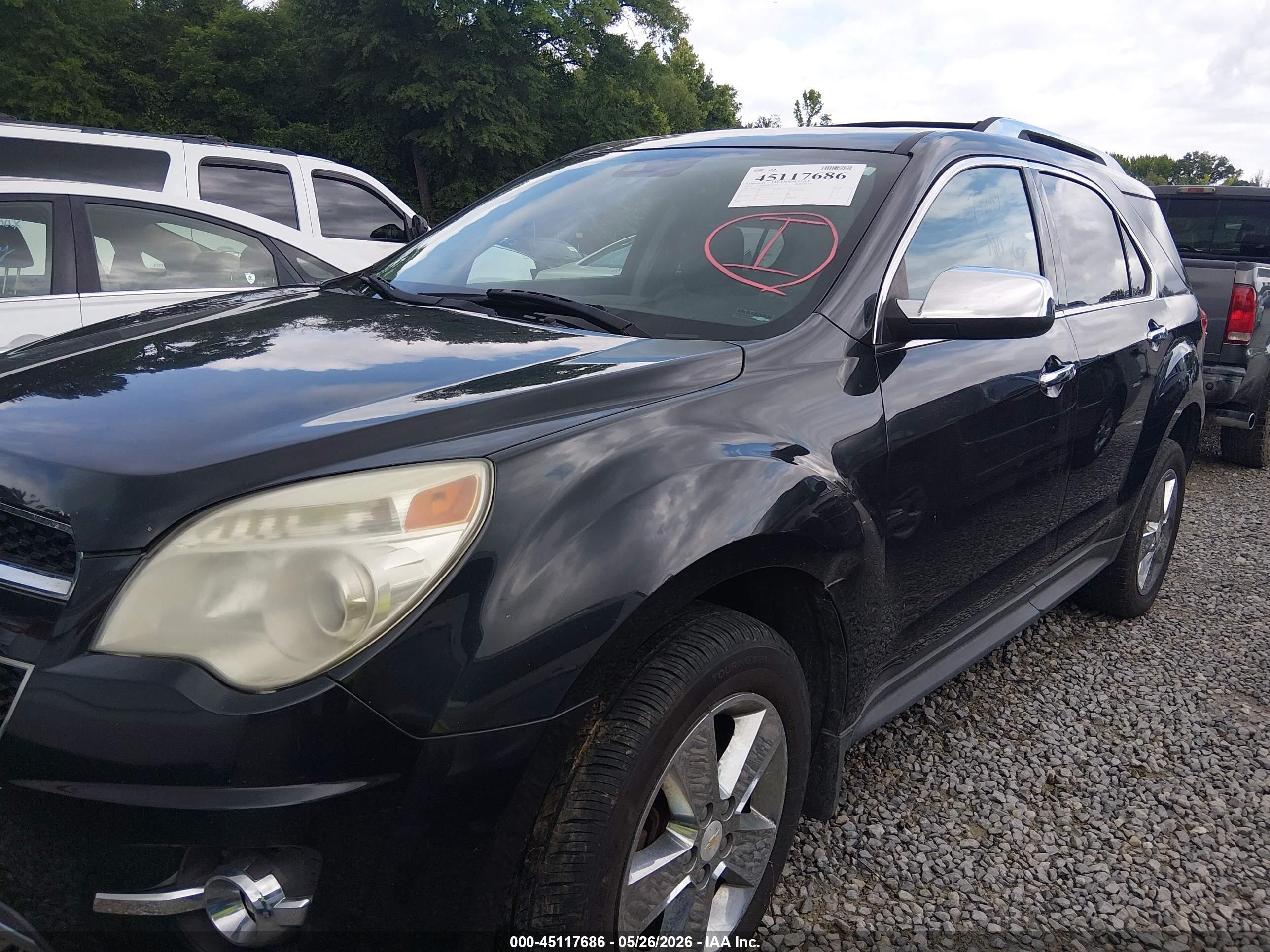 2013 Chevrolet Equinox Ltz Black vin: 2GNFLFE36D6426206