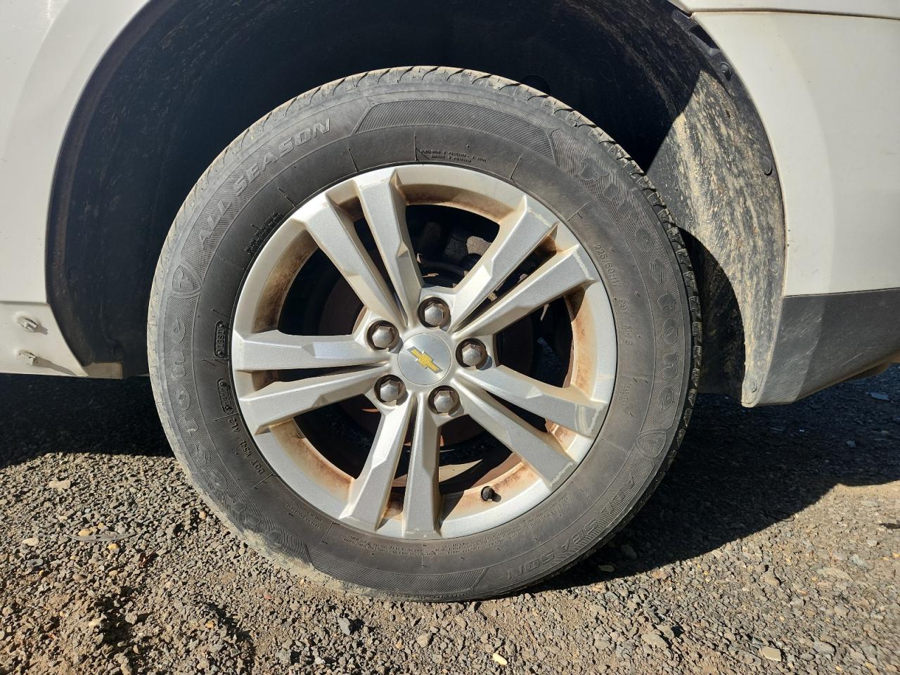 2014 Chevrolet Equinox Lt Белый vin: 2GNFLFE36E6311915 Damage: Left Rear Wheel, Curb Rash, 6 To 7 Inches