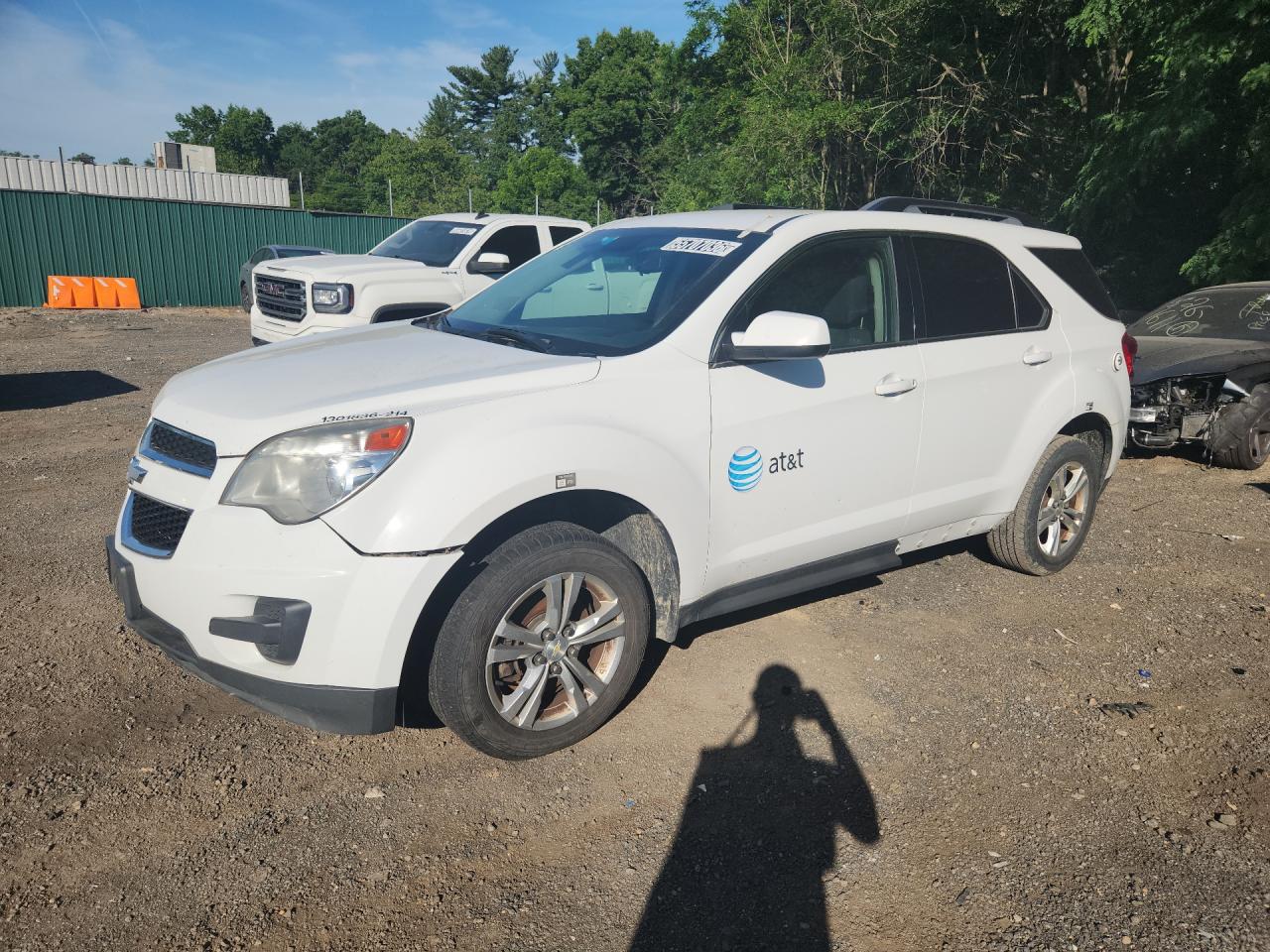 2014 Chevrolet Equinox Lt Белый vin: 2GNFLFE36E6311915 Damage: Front Bumper/Cover, Broken, Replacement Required
