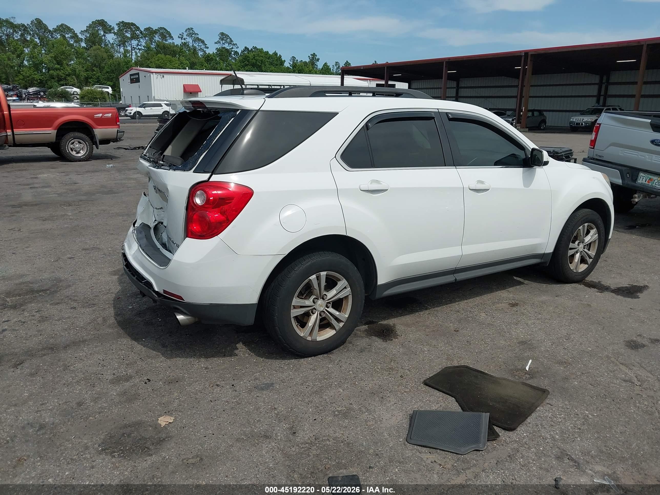 2015 Chevrolet Equinox 1lt White vin: 2GNFLFE37F6122207