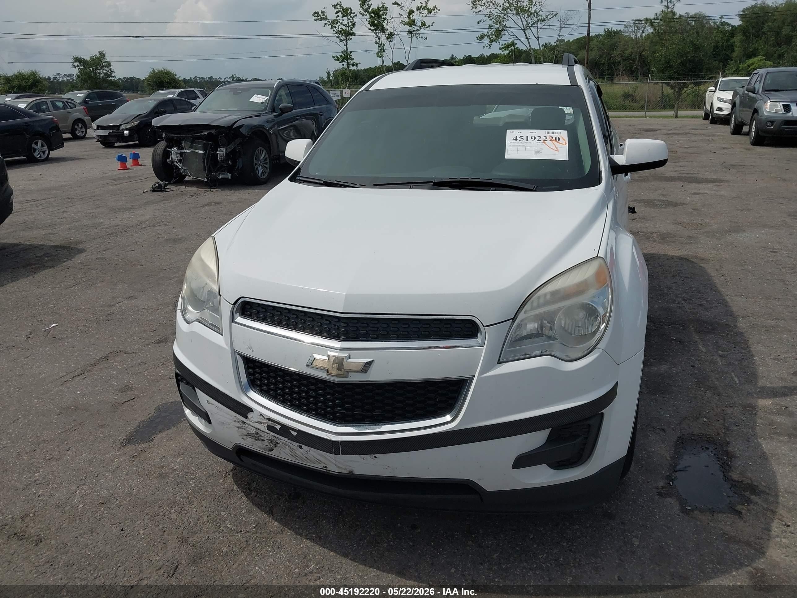 2015 Chevrolet Equinox 1lt White vin: 2GNFLFE37F6122207
