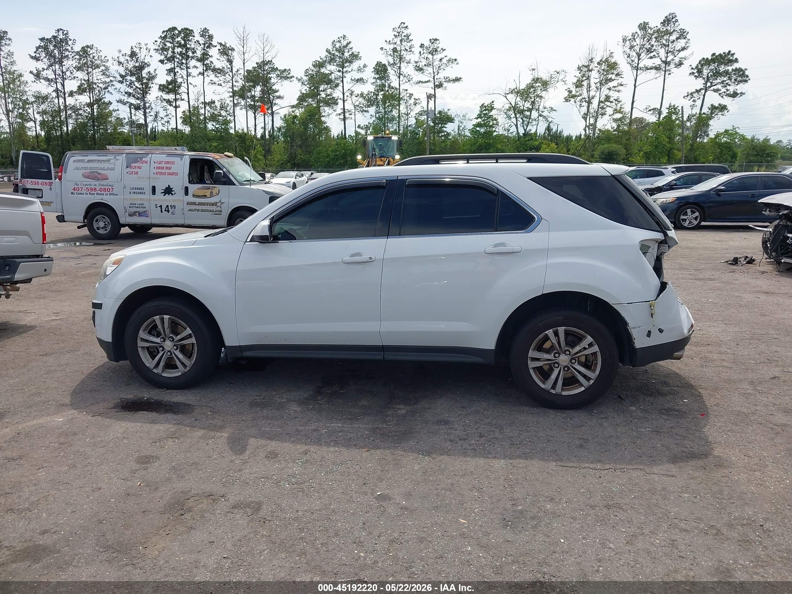 2015 Chevrolet Equinox 1lt White vin: 2GNFLFE37F6122207