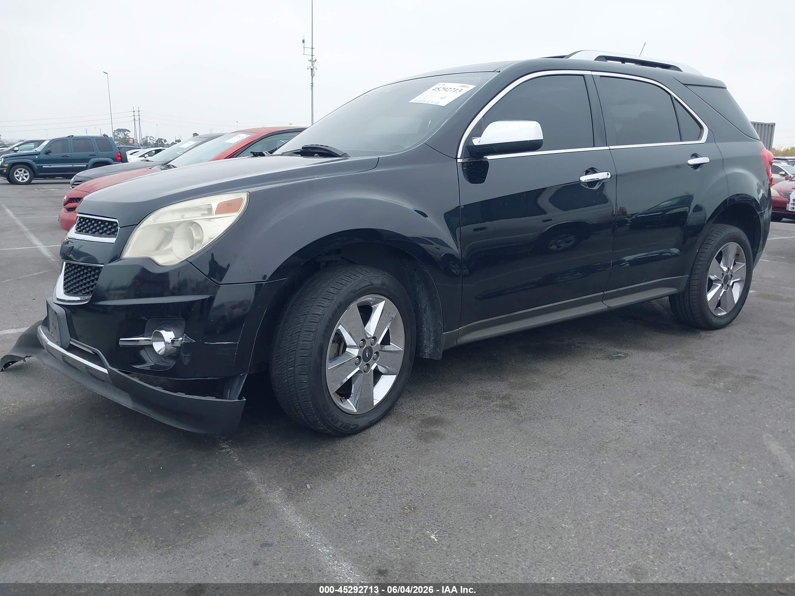 2013 Chevrolet Equinox Ltz Black vin: 2GNFLFE39D6131567