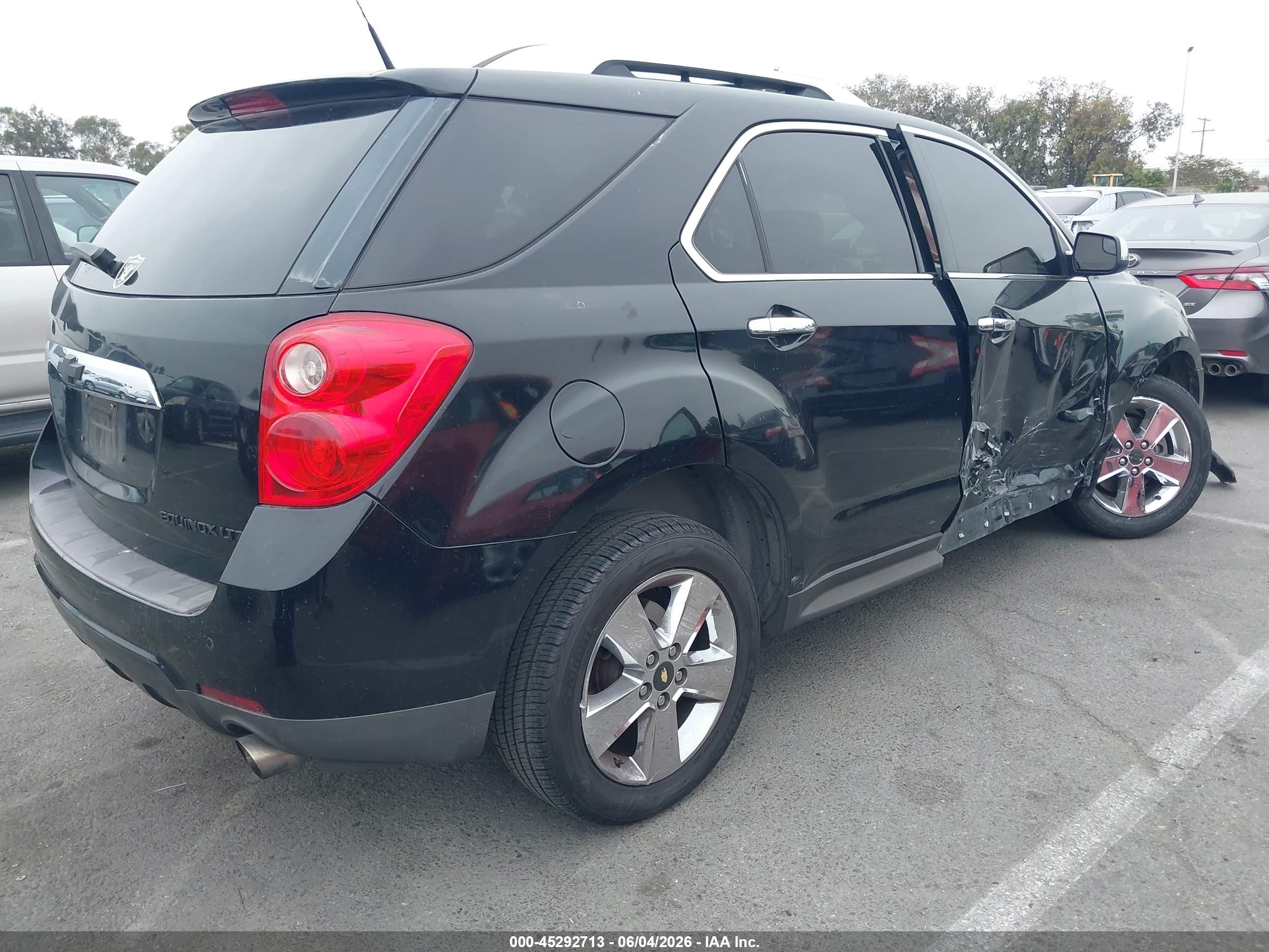 2013 Chevrolet Equinox Ltz Black vin: 2GNFLFE39D6131567