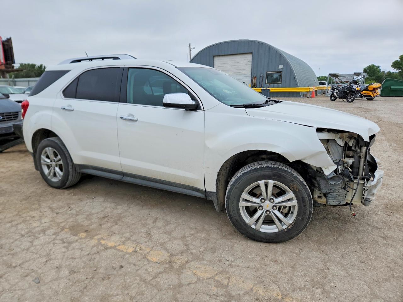 2013 Chevrolet Equinox Ltz White vin: 2GNFLFE3XD6281686
